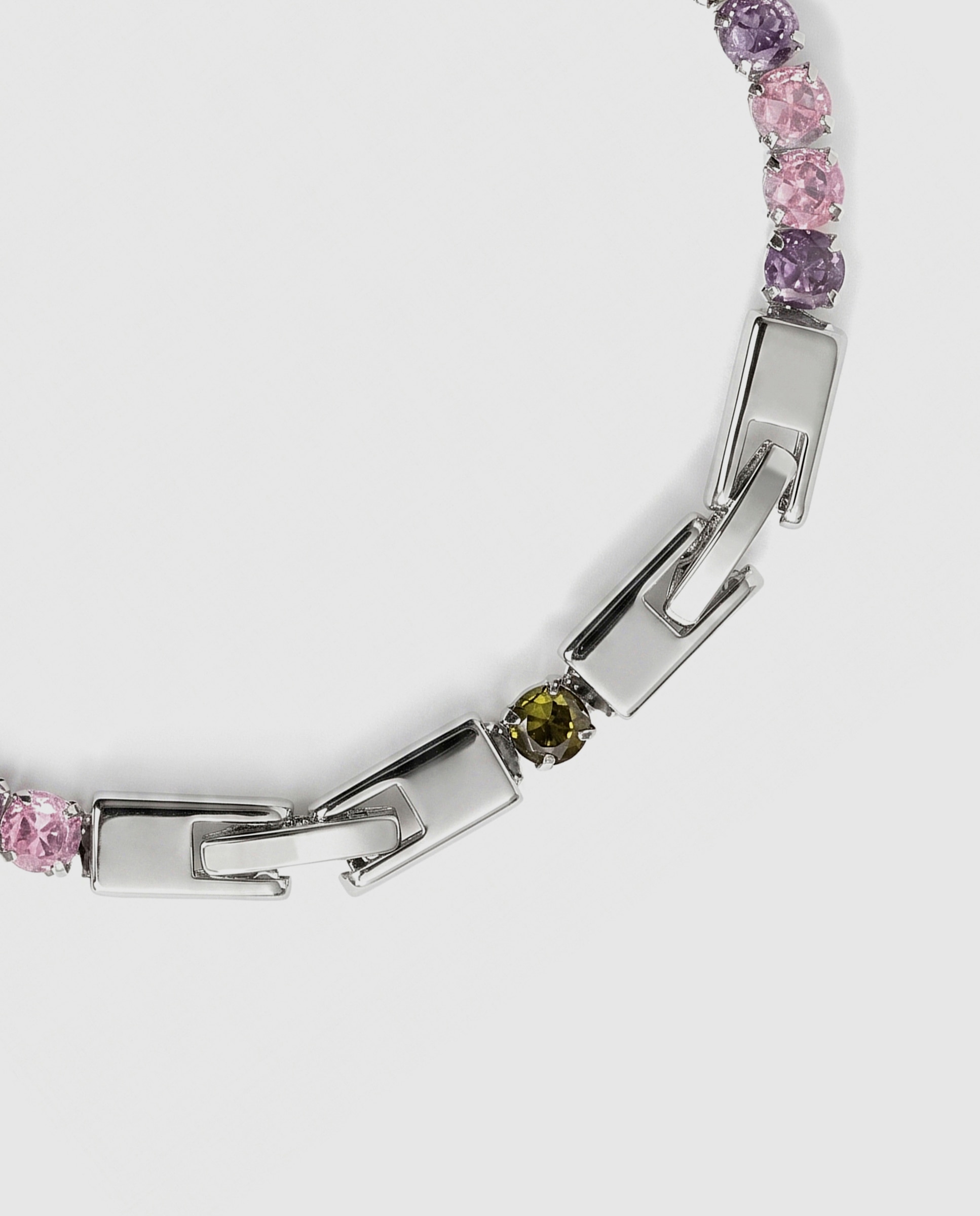 Pulsera tennis special edition acabada en rodio con circonita - Luxenter - Multicolor Multicolor-7