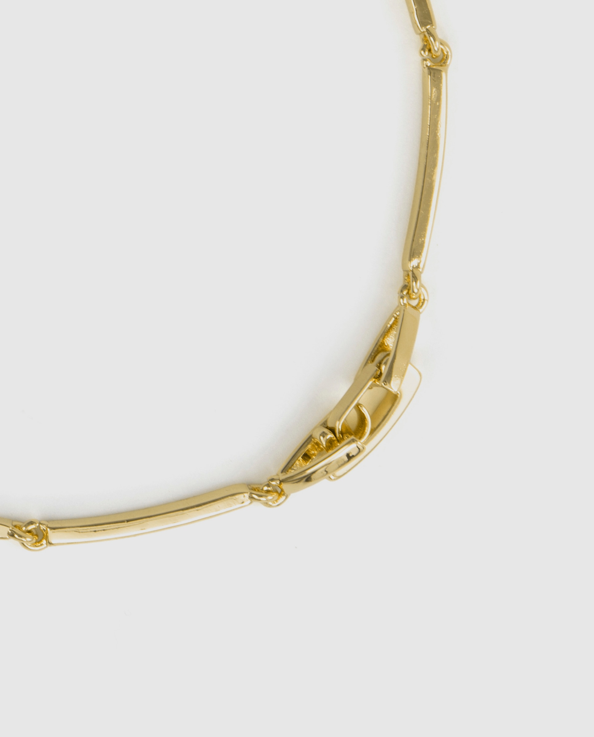 Pulsera de cadena africa acabada en oro amarillo de 18k con circonita brillante - Luxenter - Dorado Dorado-7