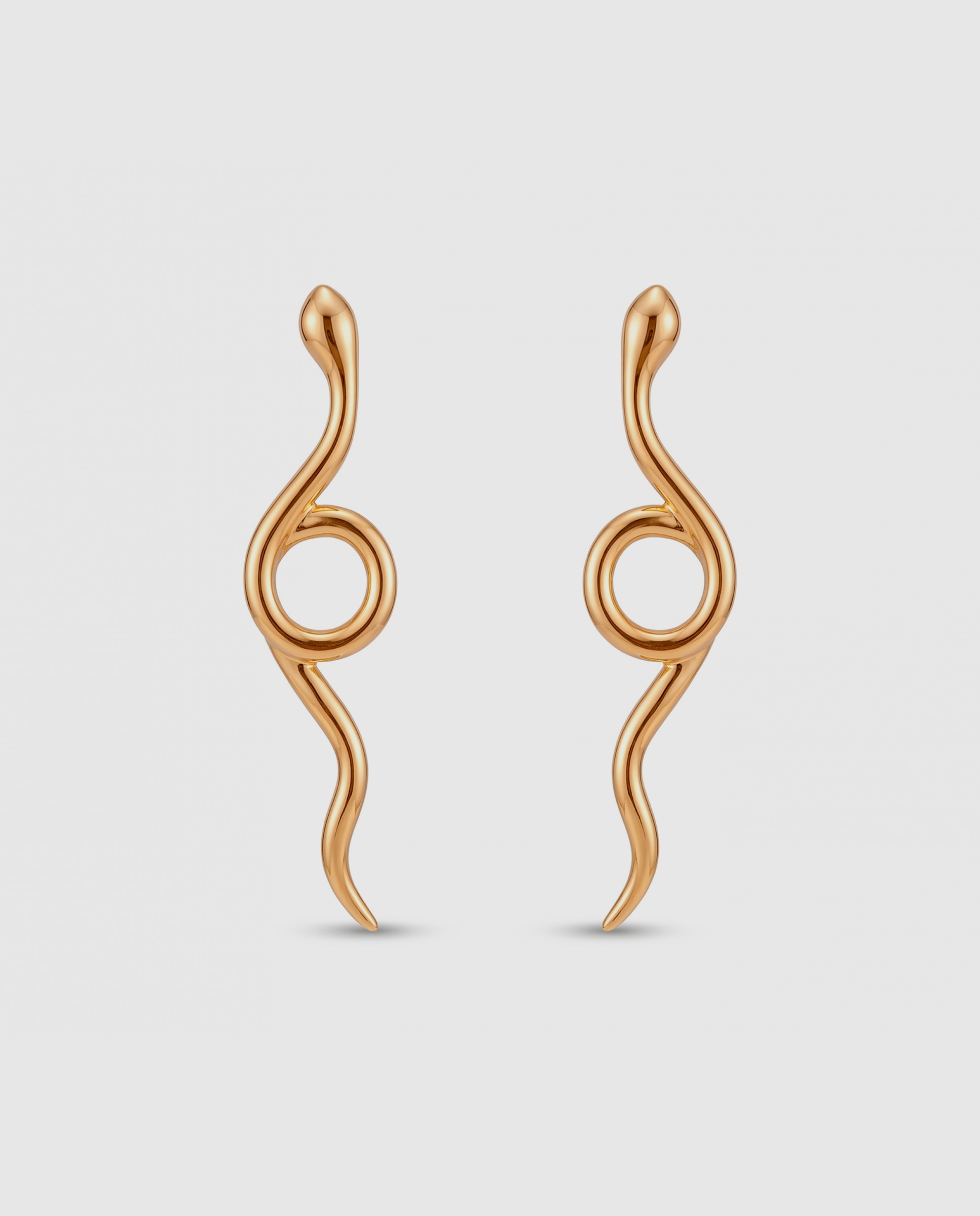 Pendientes africa acabados en oro amarillo de 18k - Luxenter - Dorado Dorado-1