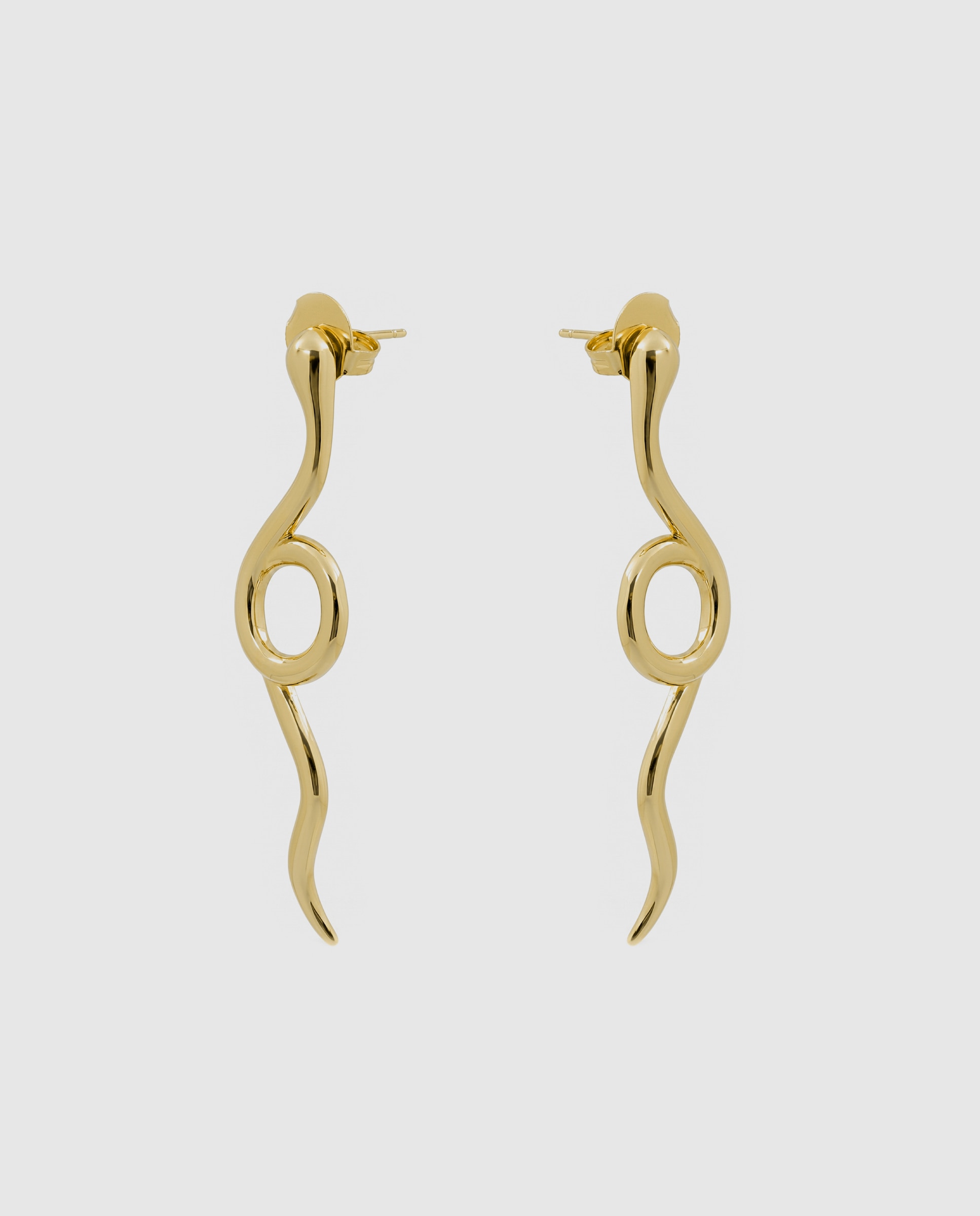 Pendientes africa acabados en oro amarillo de 18k - Luxenter - Dorado Dorado-3