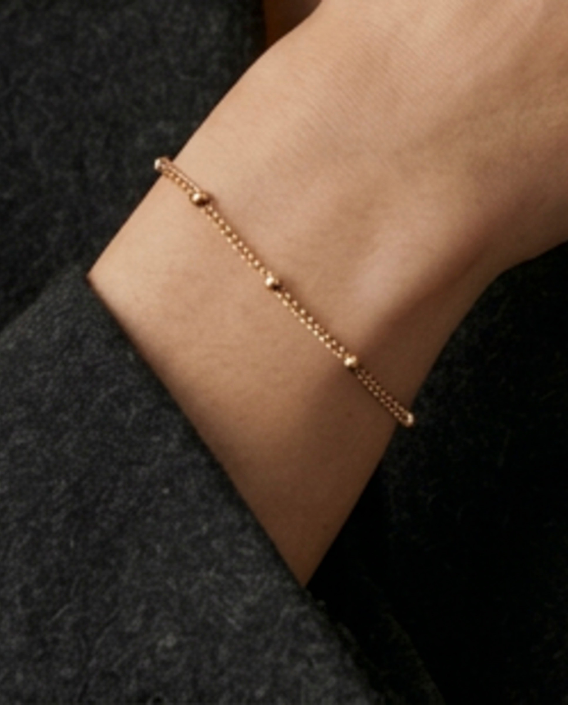 Pulsera de cadena de acero acabada en oro amarillo 18k - Luxenter - Dorado Dorado-4