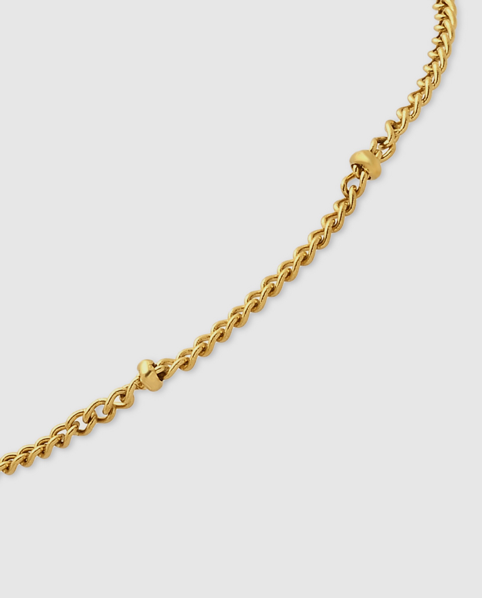 Pulsera de cadena de acero acabada en oro amarillo 18k - Luxenter - Dorado Dorado-6