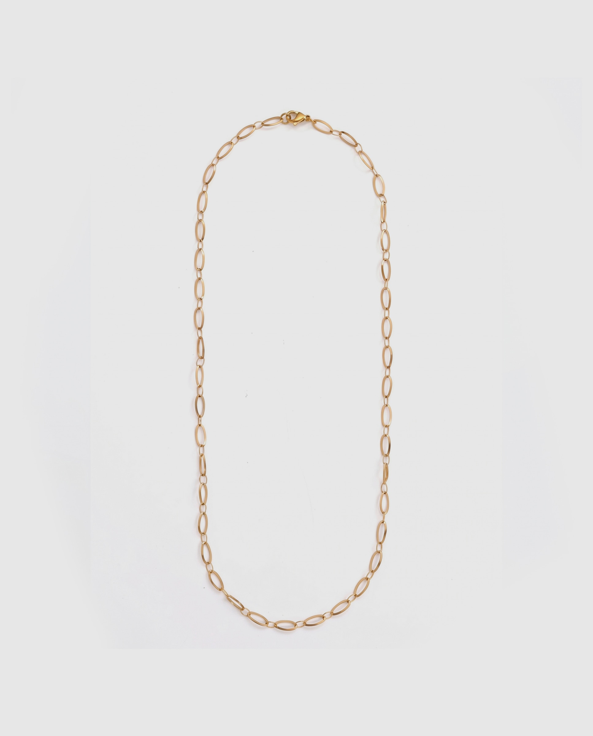 Collar de acero acabado en oro amarillo 18k - Luxenter - Dorado Dorado-3
