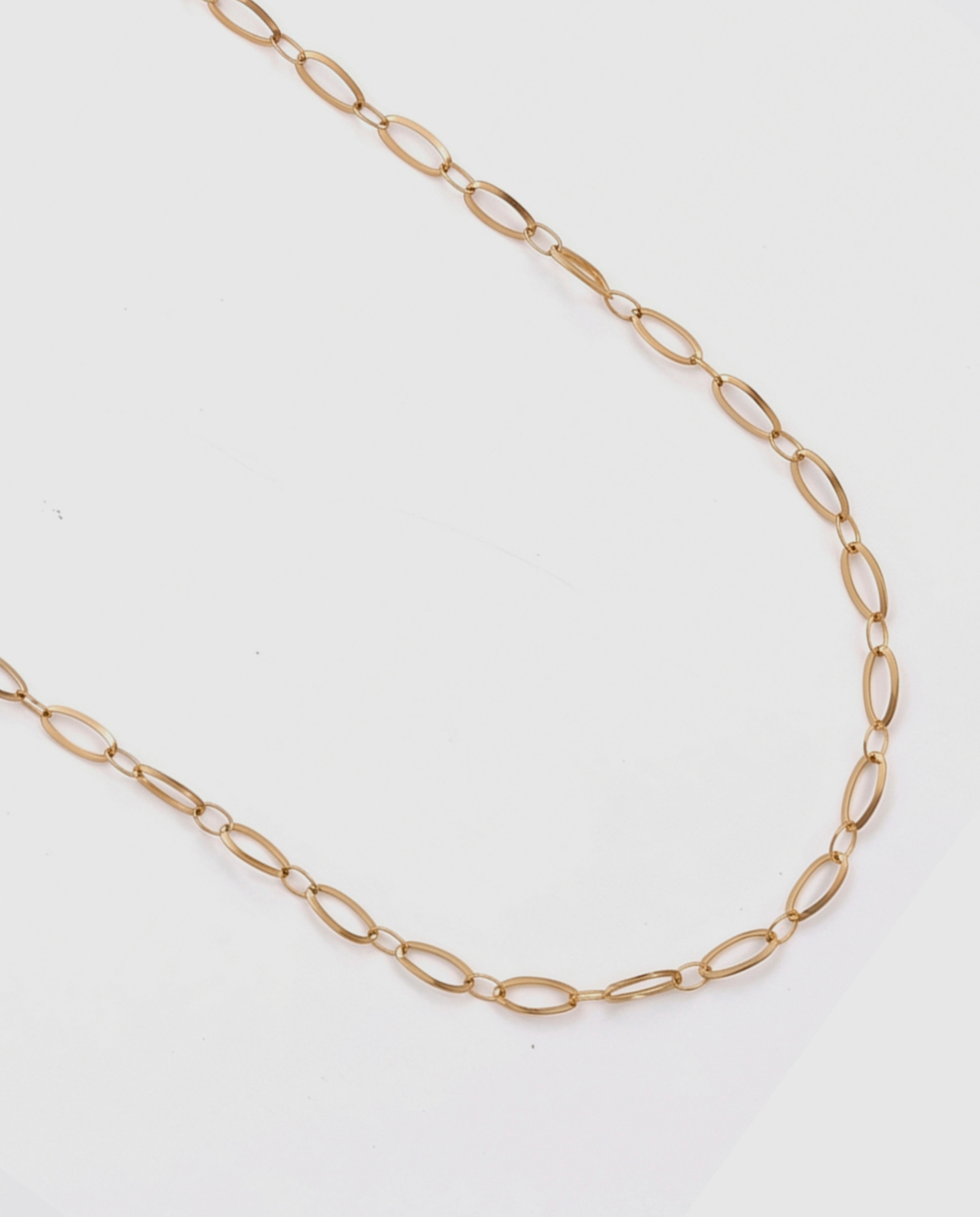 Collar de acero acabado en oro amarillo 18k - Luxenter - Dorado Dorado-6