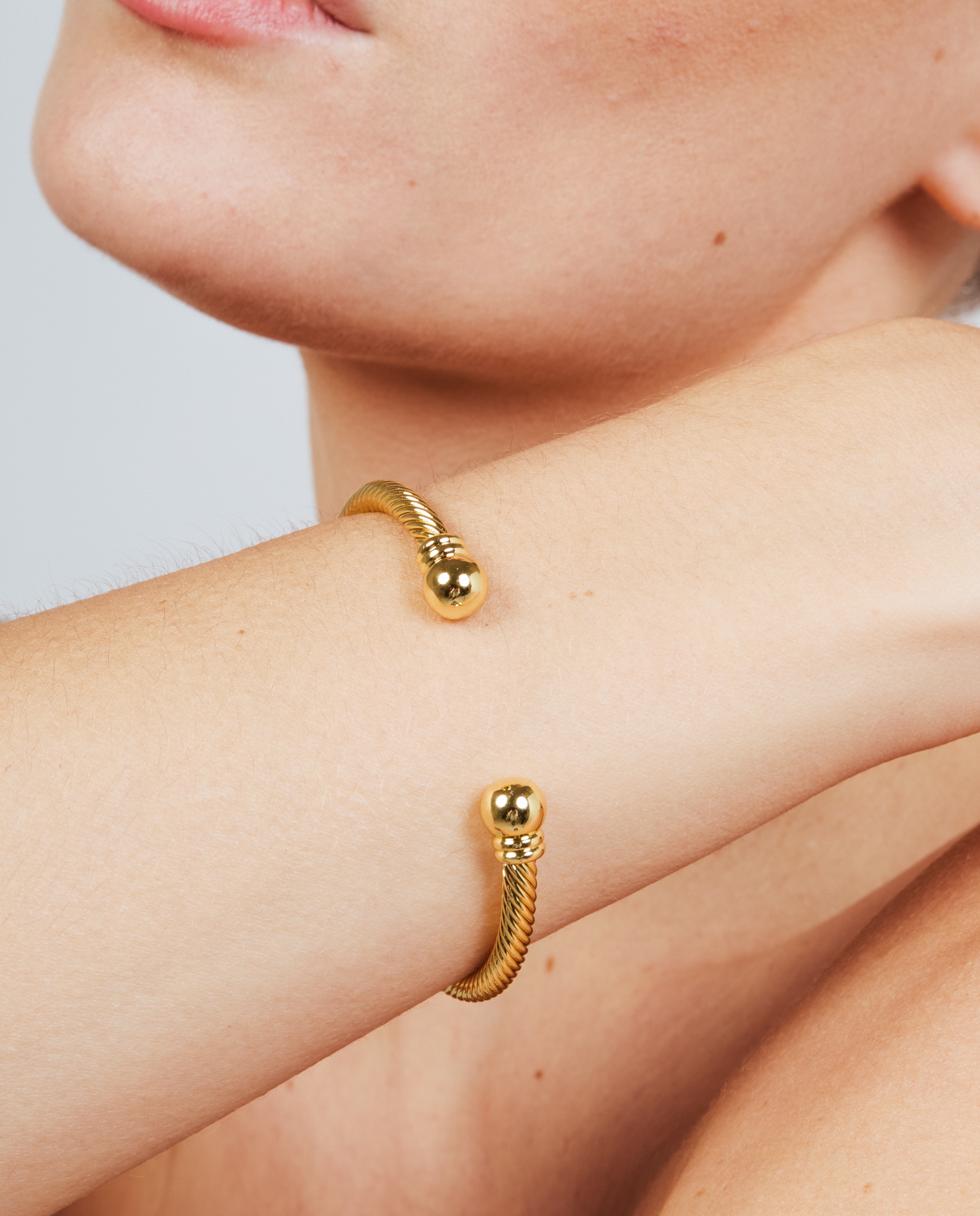 Pulsera acabada en oro amarillo 18k - Luxenter - Dorado Dorado-4