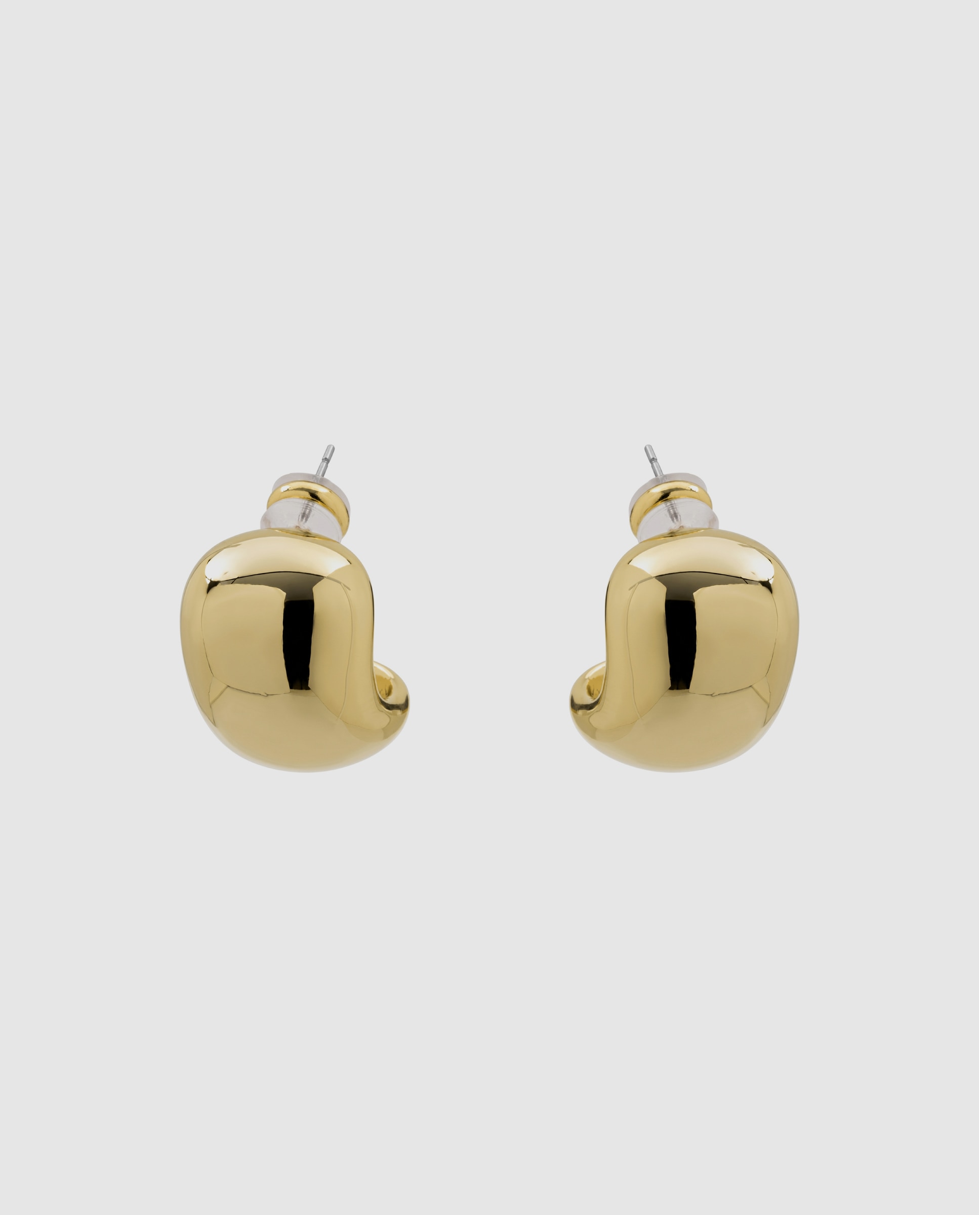 Pendientes basic acabados en oro de 18k - Luxenter - Dorado Dorado-3