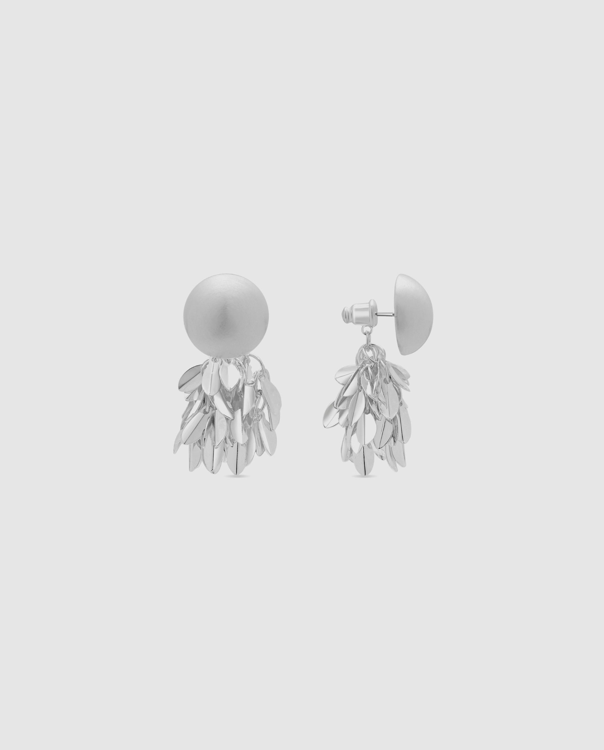 Pendientes basic con perla acabados en rodio - Luxenter - Blanco Blanco-1