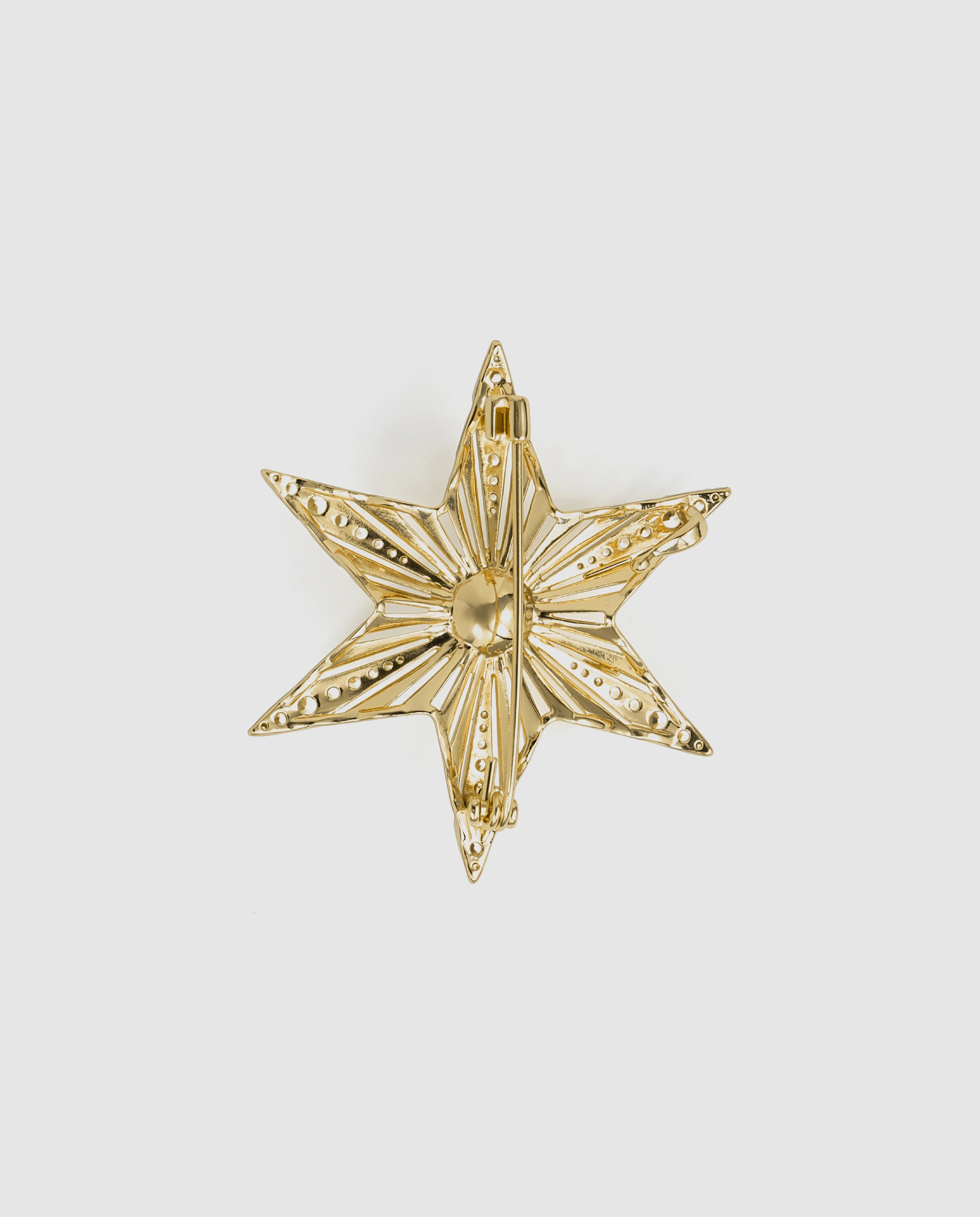 Broche deluxe con perla acabado en oro amarillo de 18k - Luxenter - Dorado Dorado-3