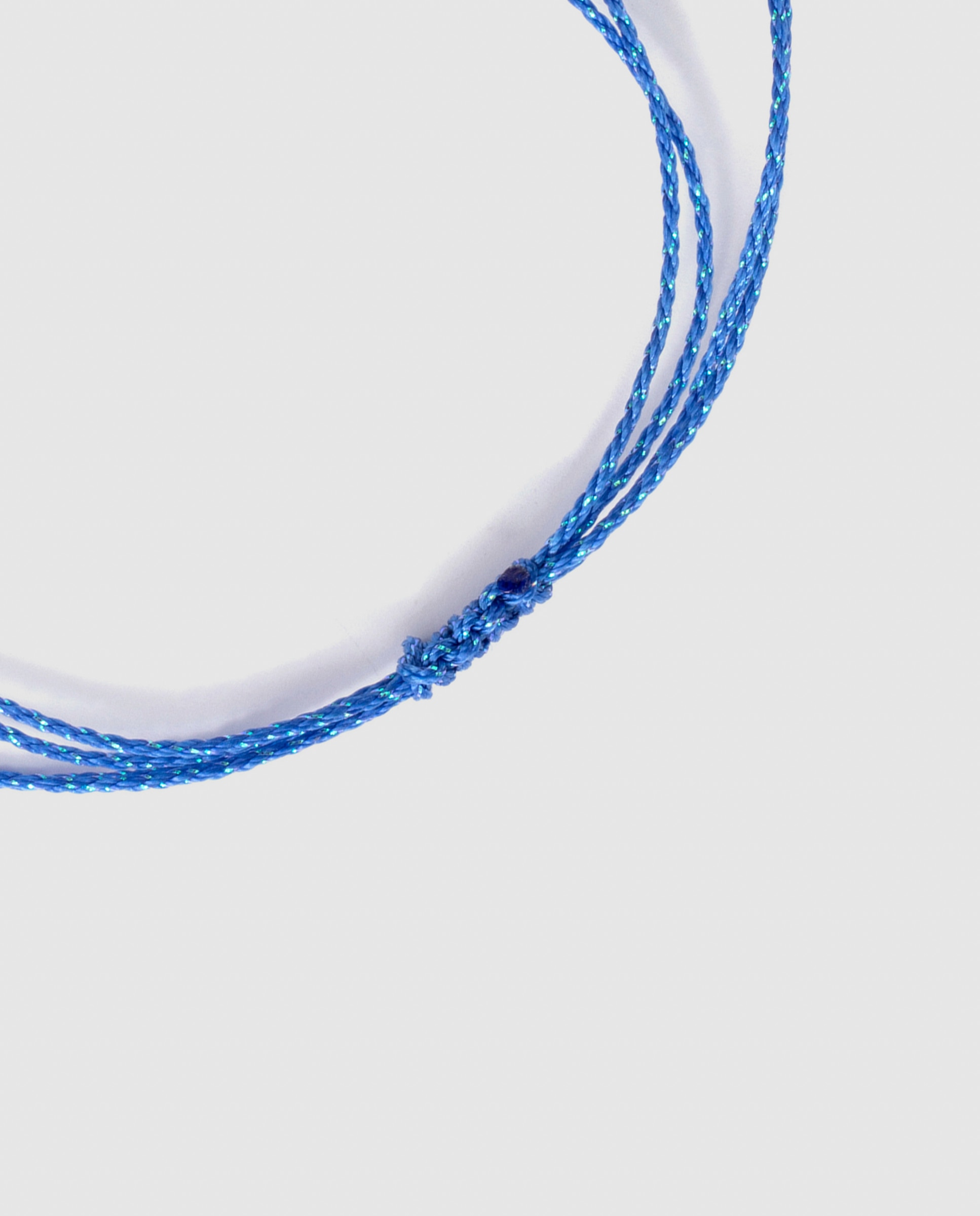Pulsera africa con circonita acabada en oro de 18k - Luxenter - Azul Azul-7