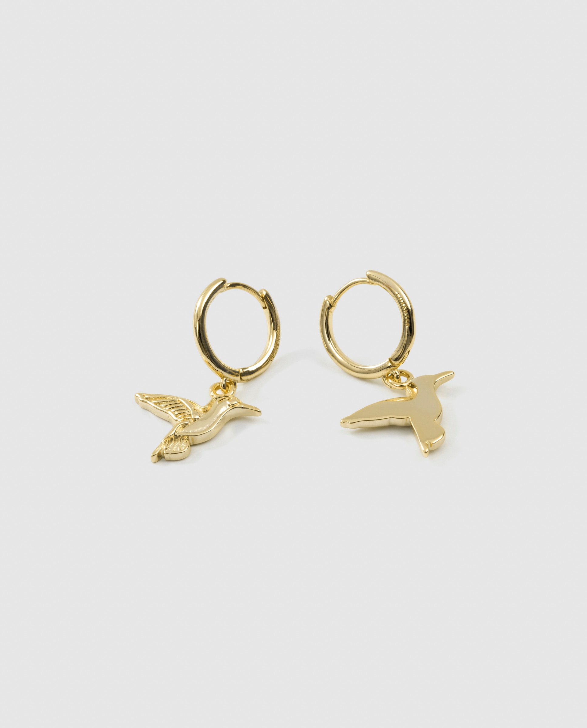 Pendientes de aro africa acabados en oro de 18k - Luxenter - Dorado Dorado-6