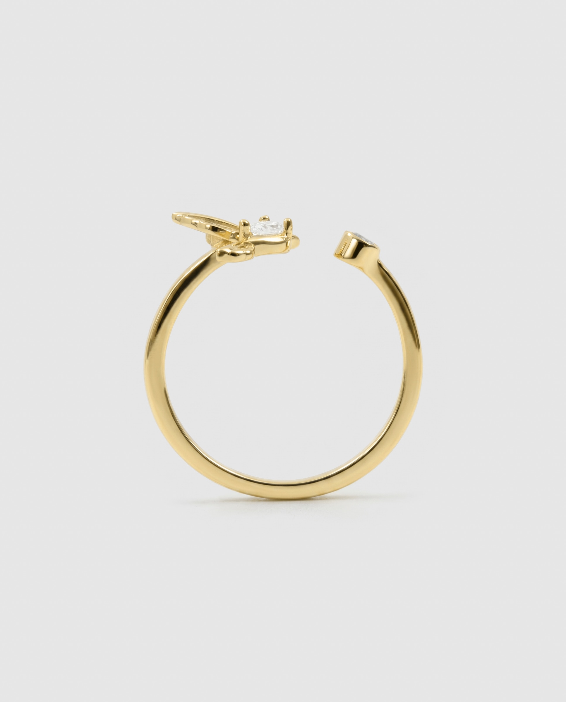 Anillo africa con circonita acabado en oro de 18k - Luxenter - Dorado Dorado-7