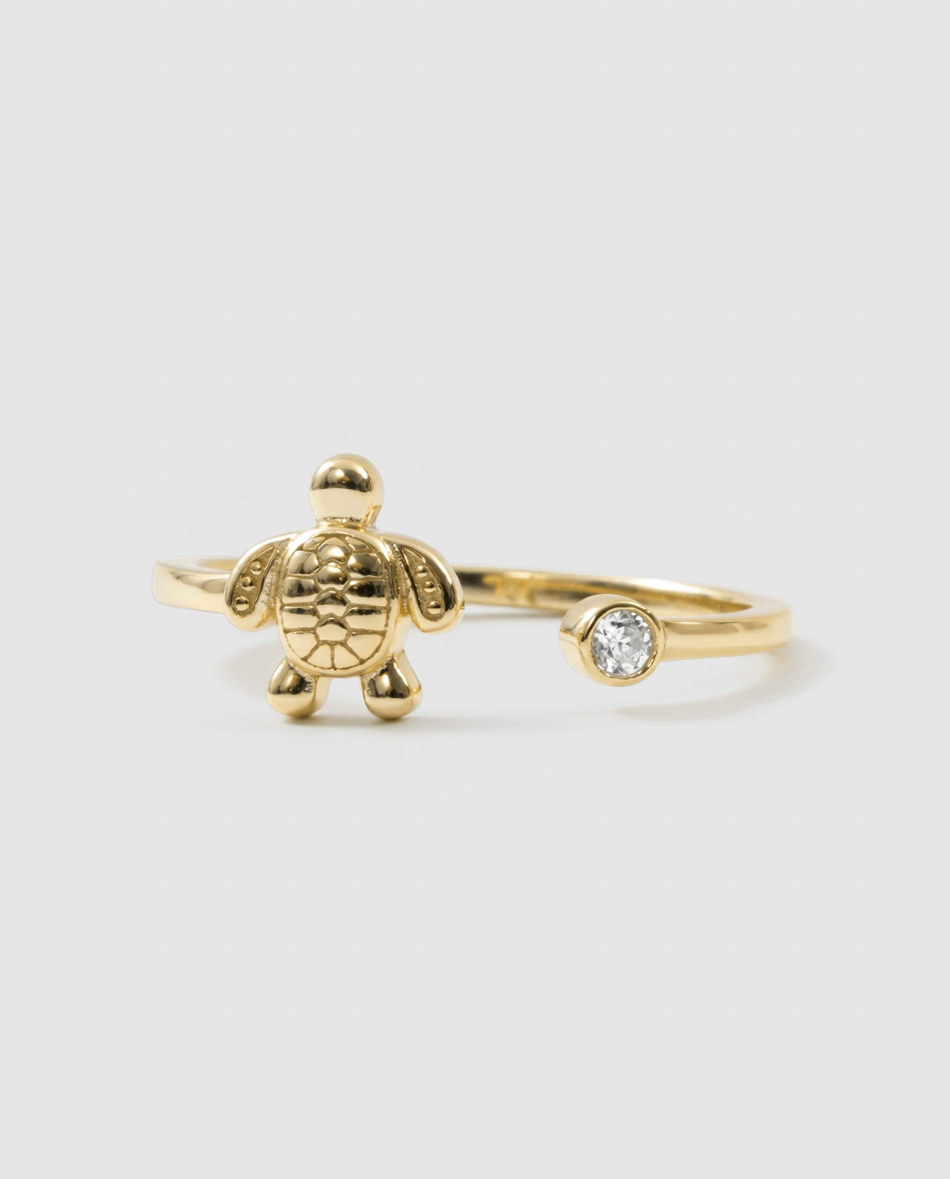 Anillo africa con circonita acabado en oro de 18k - Luxenter - Dorado Dorado-6