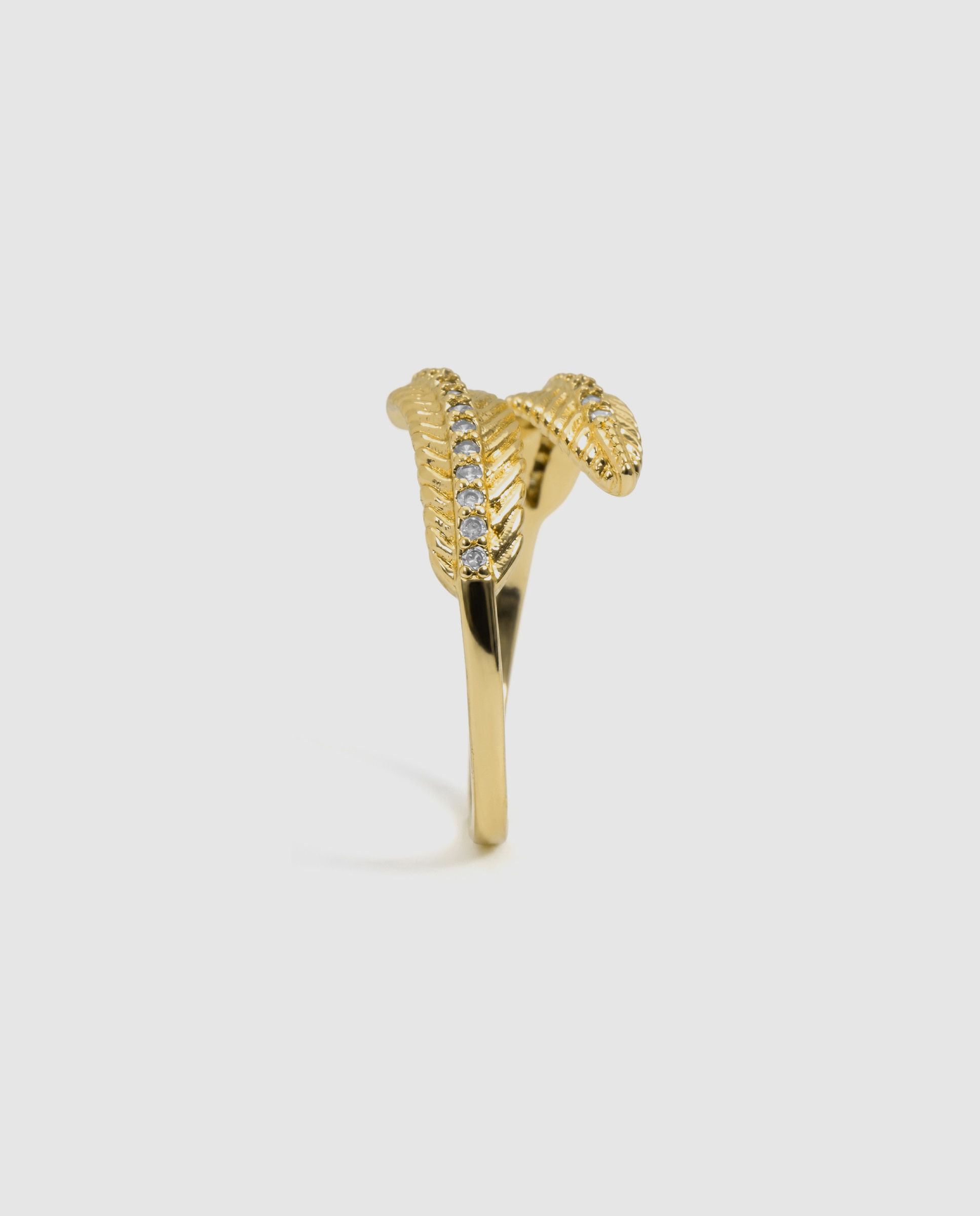 Anillo africa con circonita acabado en oro de 18k - Luxenter - Dorado Dorado-3