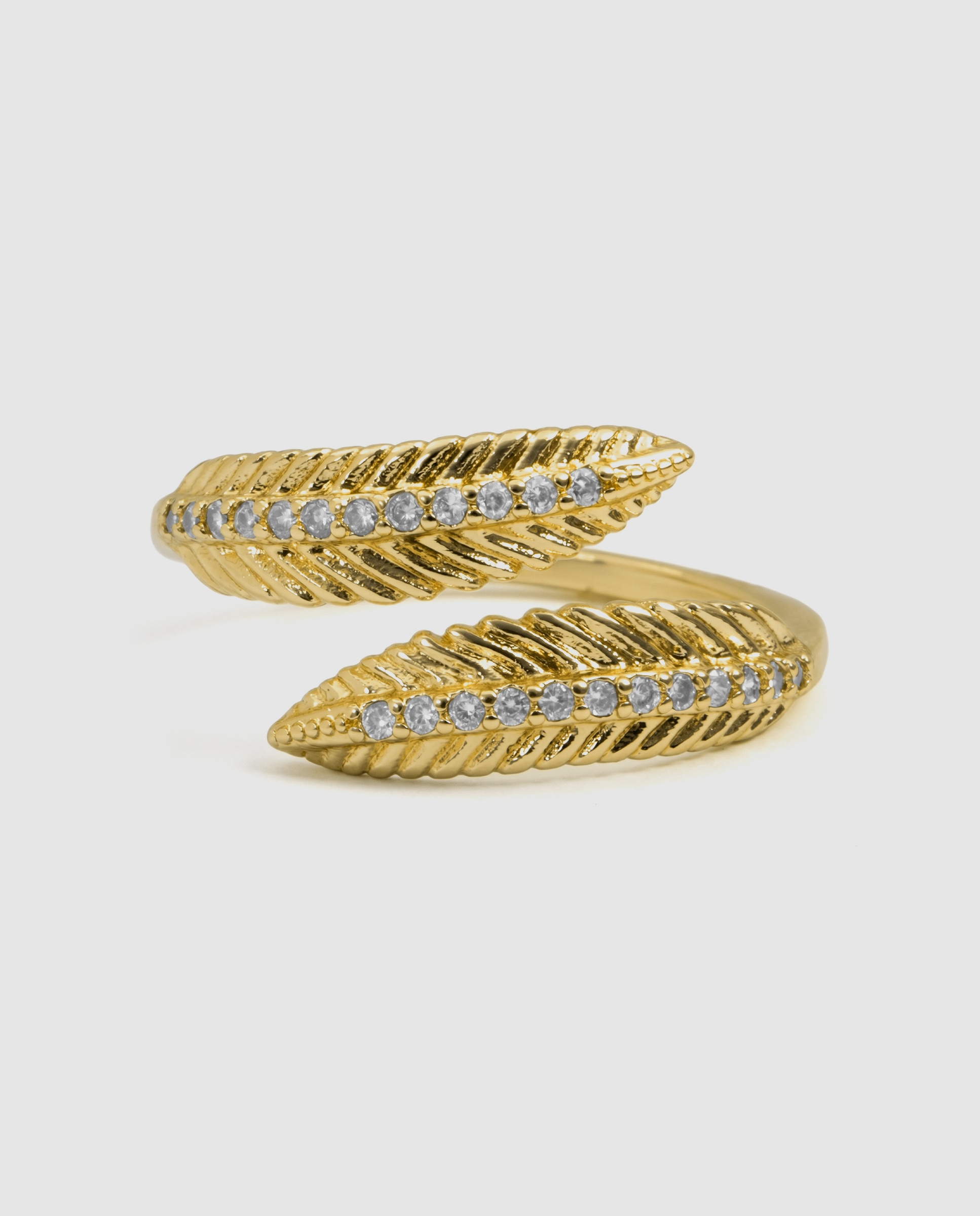 Anillo africa con circonita acabado en oro de 18k - Luxenter - Dorado Dorado-6