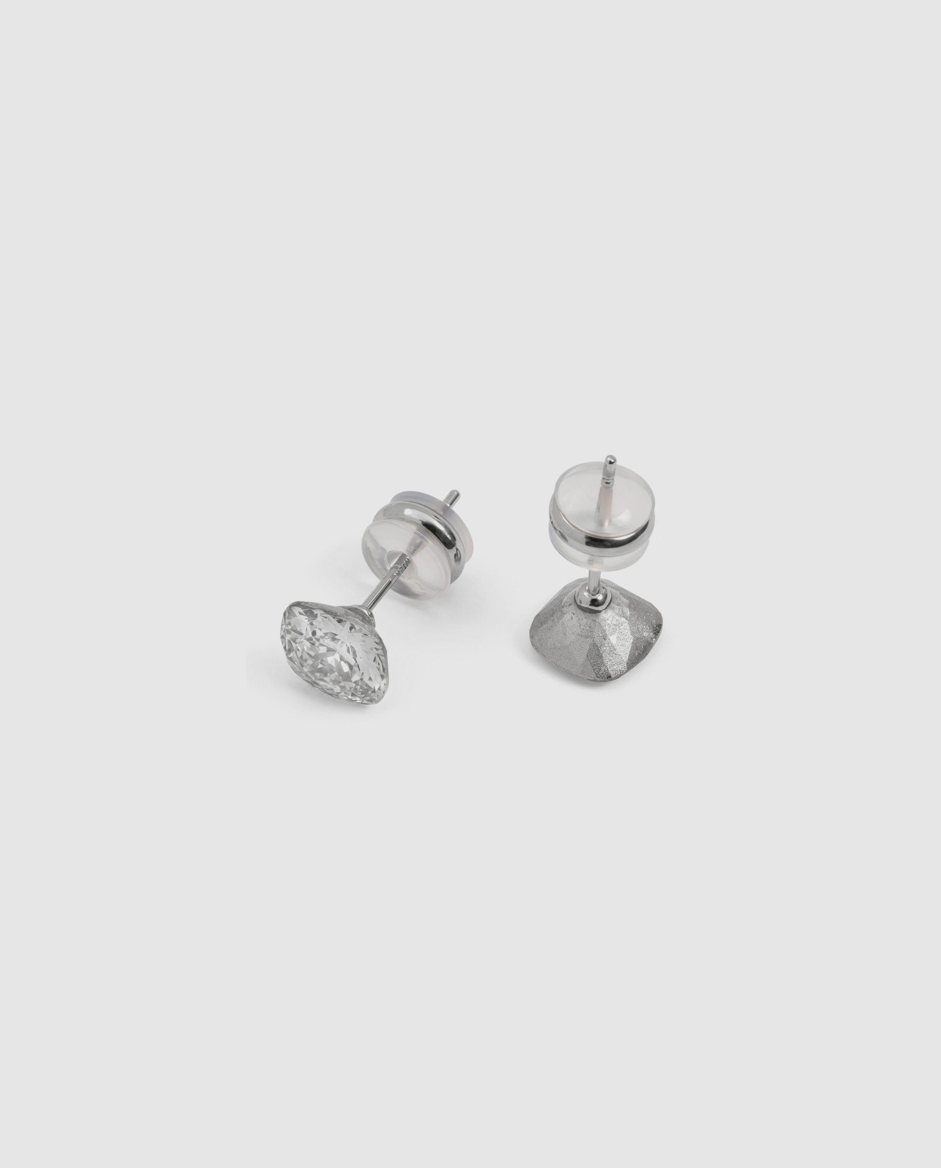 Pendientes africa con circonita acabados en rodio - Luxenter - Blanco Blanco-6