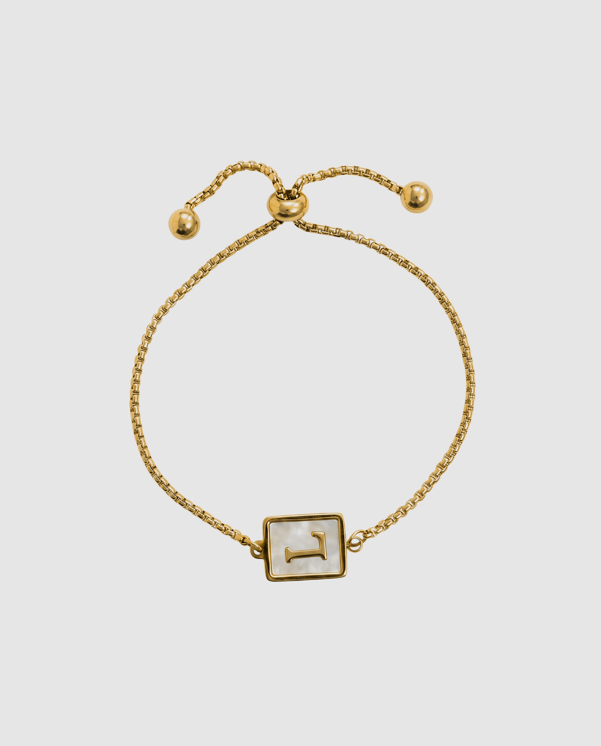 Pulsera de acero acabada en oro amarillo 18k con madreperla - Luxenter - Dorado Dorado-3