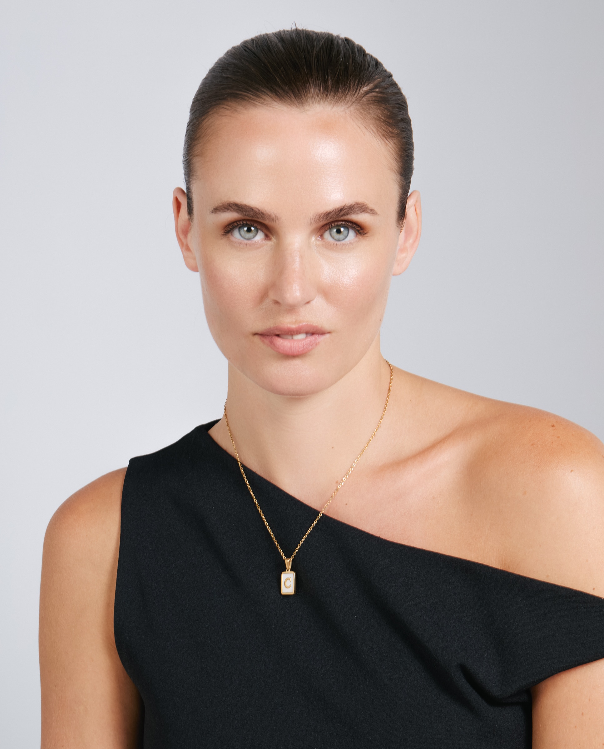 Collar de acero acabado en oro amarillo 18k con madreperla - Luxenter - Dorado Dorado-2