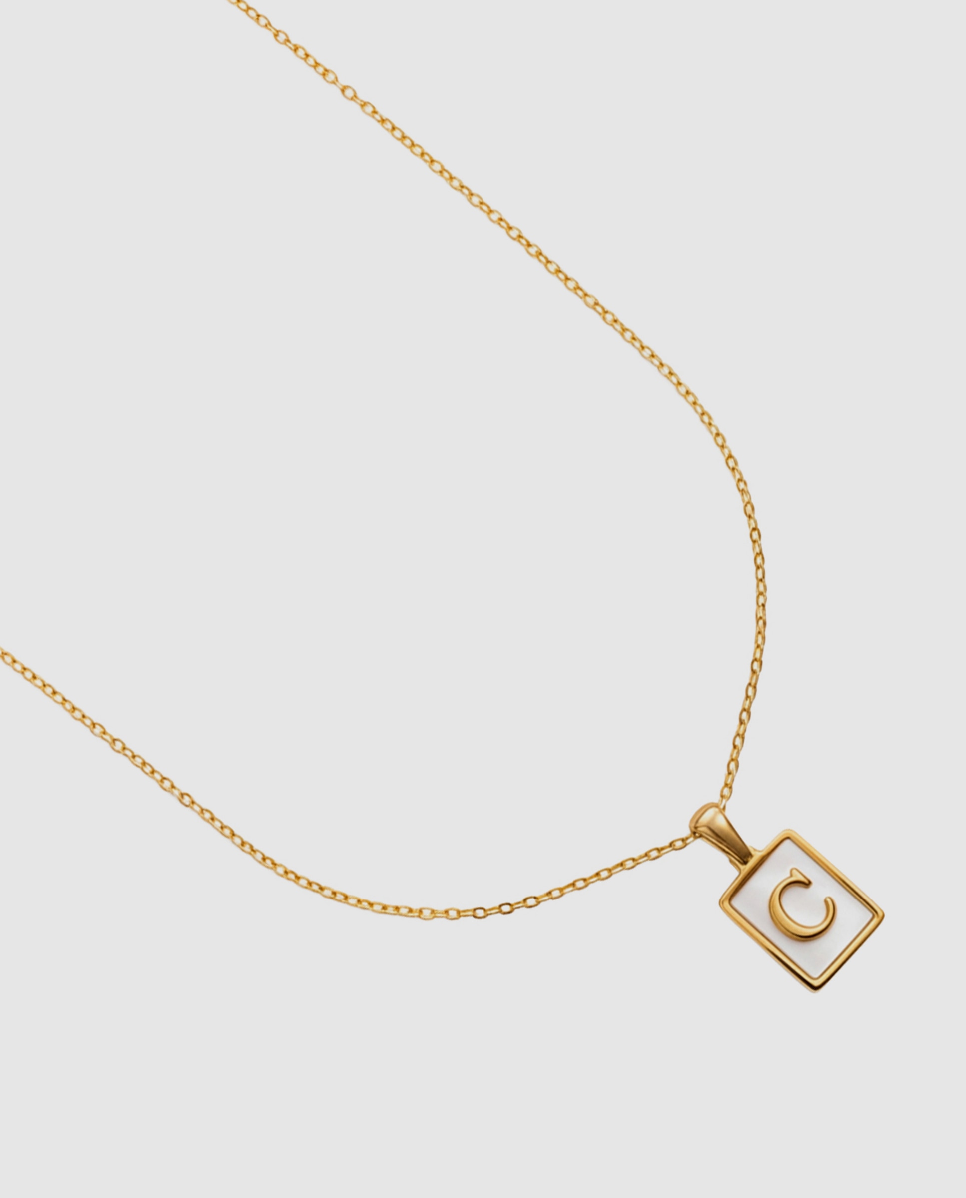 Collar de acero acabado en oro amarillo 18k con madreperla - Luxenter - Dorado Dorado-6