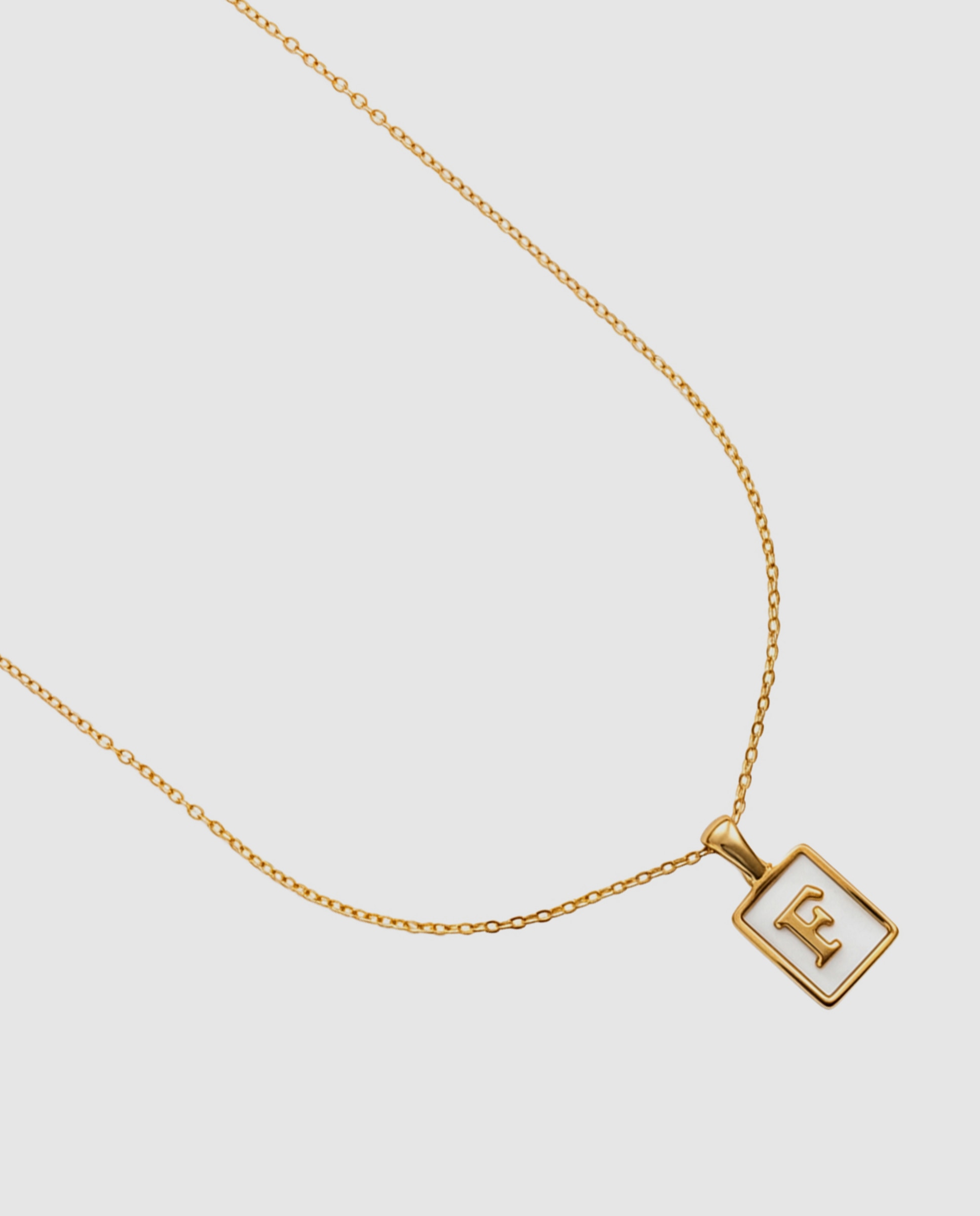 Collar de acero acabado en oro amarillo 18k con madreperla - Luxenter - Dorado Dorado-6