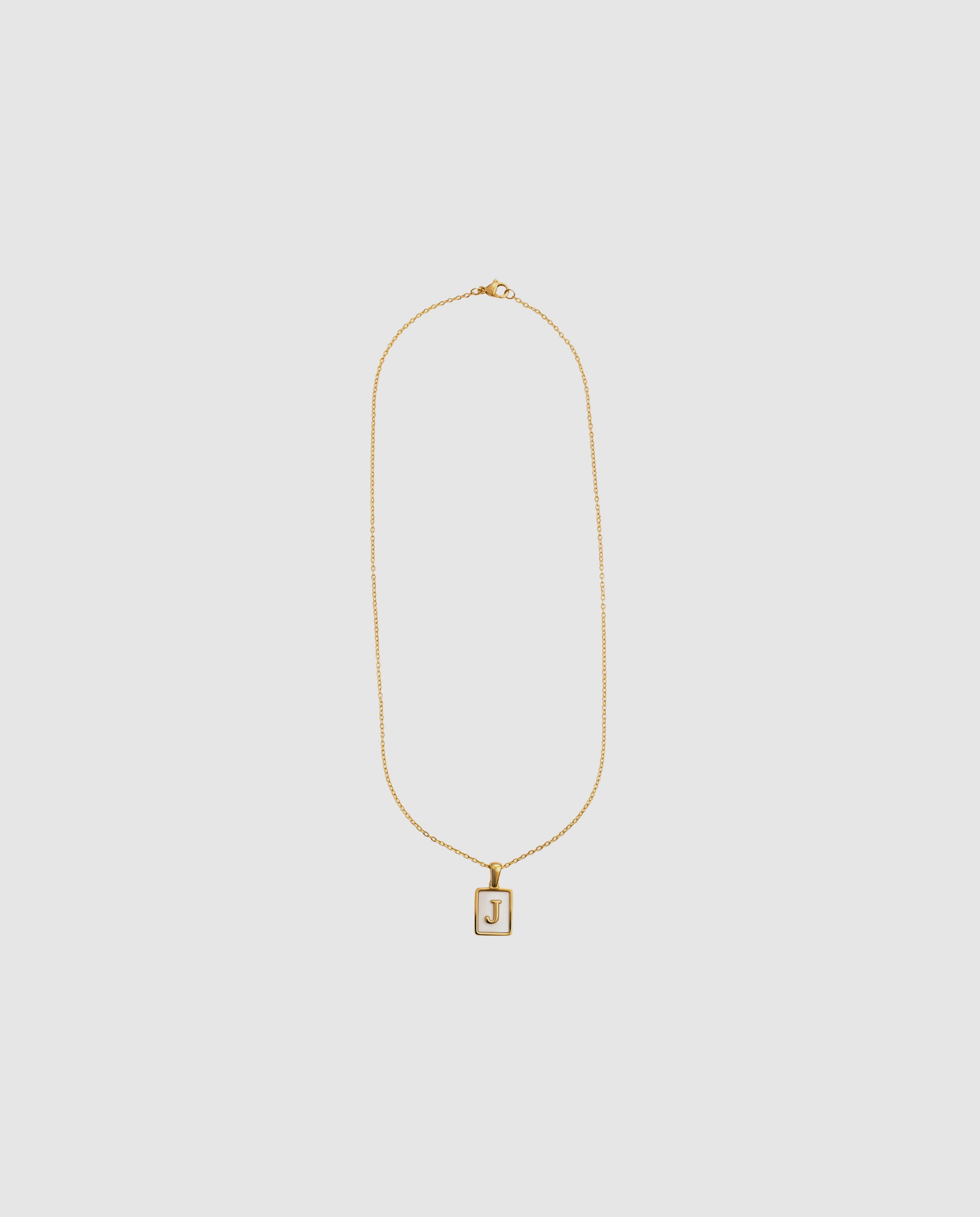 Collar de acero acabado en oro amarillo 18k con madreperla - Luxenter - Dorado Dorado-3