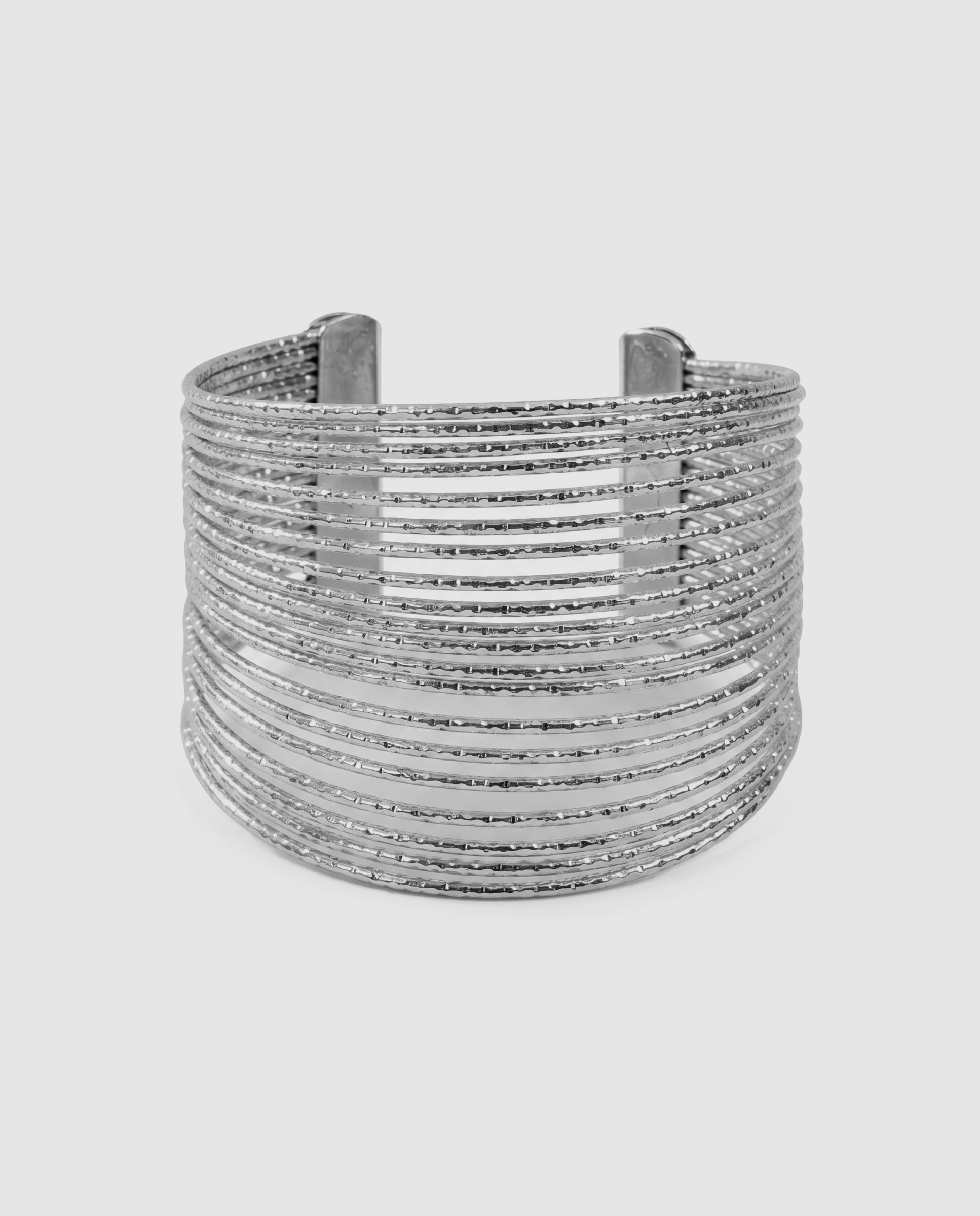 Pulsera africa acabada en rodio - Luxenter - Plateado Plateado-1