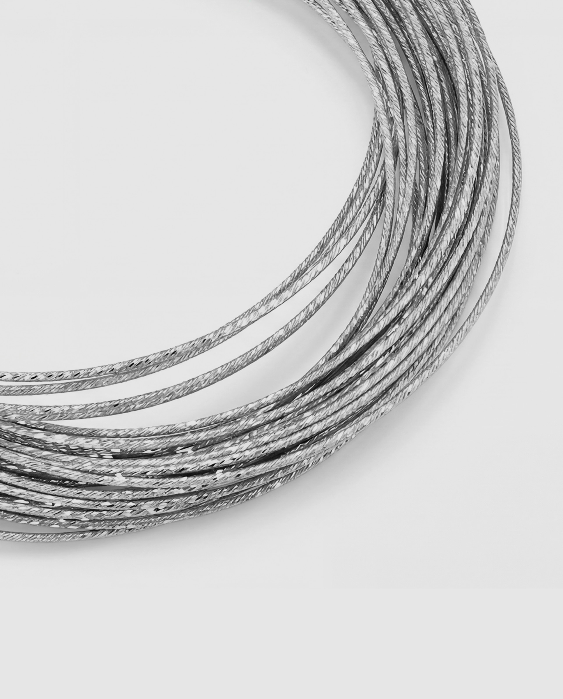 Pulsera africa acabada en rodio - Luxenter - Plateado Plateado-7