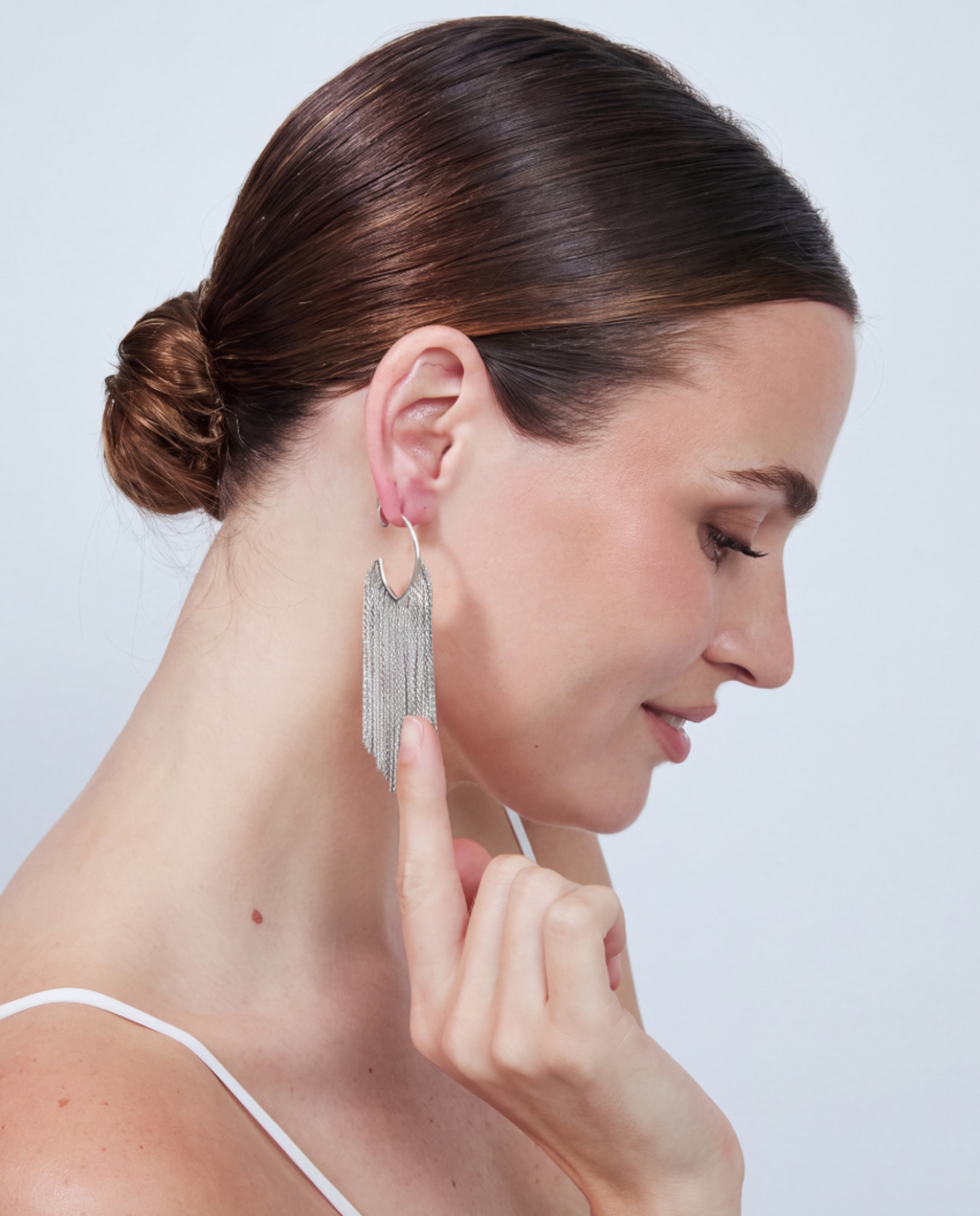 Pendientes africa acabados en rodio - Luxenter - Plateado Plateado-5