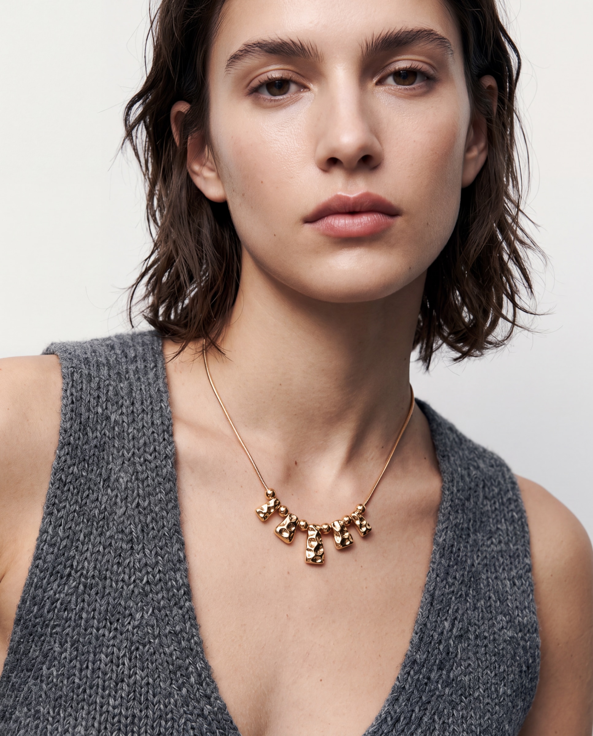 Collar africa acabado en oro amarillo de 18k - Luxenter - Dorado Dorado-2