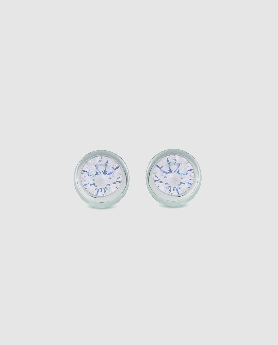 Imagen 1 de Pendientes pide un deseo de plata de ley 925 acabados en rodio con circonita brillante Plata