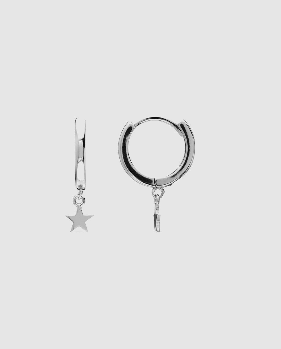 Pendientes pide un deseo de de ley 925 acabados en rodio - Luxenter - Plata Plata-1