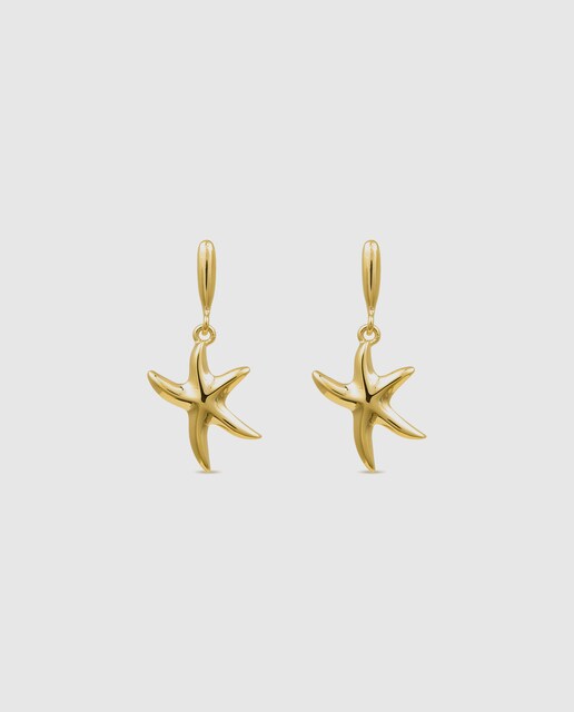 Imagen 0 de Pendientes Basic acabados en oro amarillo de 18k