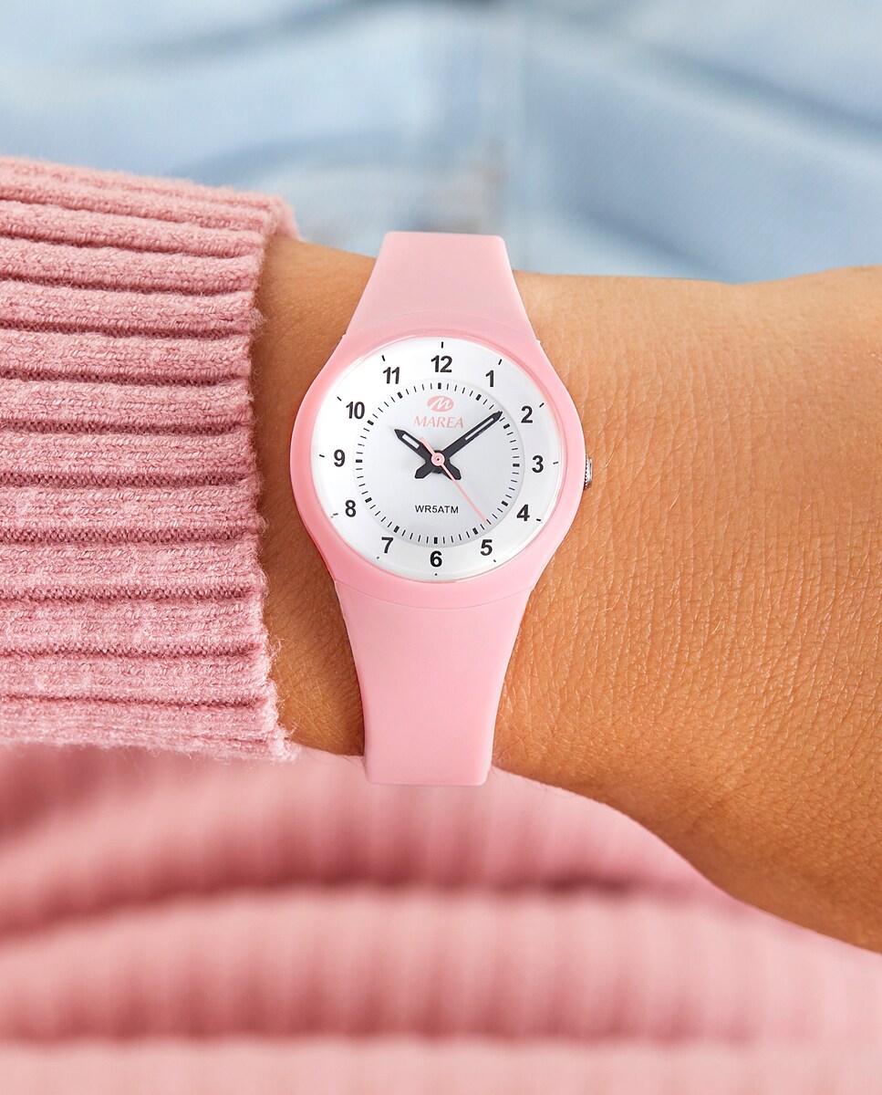 Reloj de mujer B35327/4 de silicona rosa