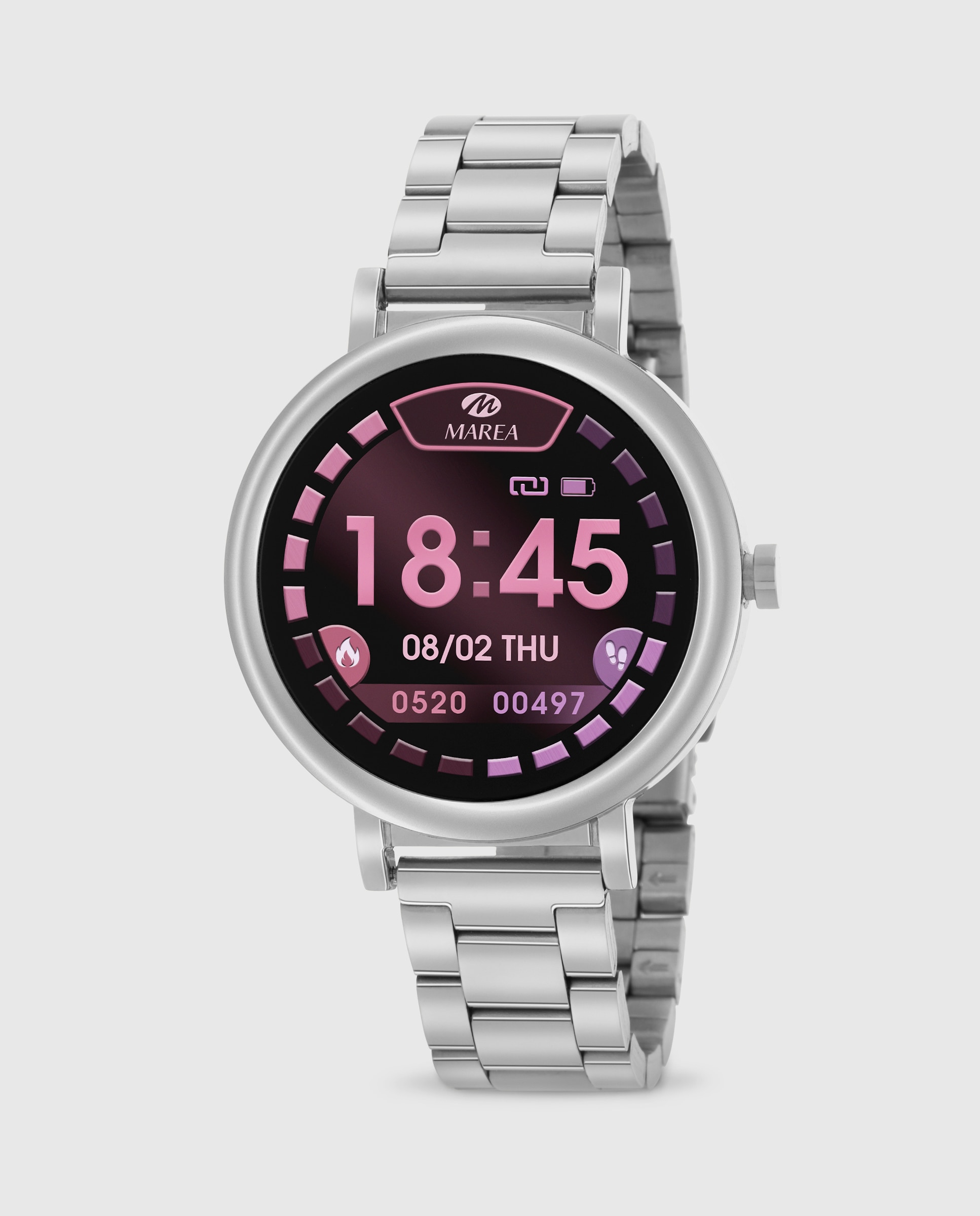 Imagen 0 de Smartwatch b61002/1 con esfera personalizable Plateado