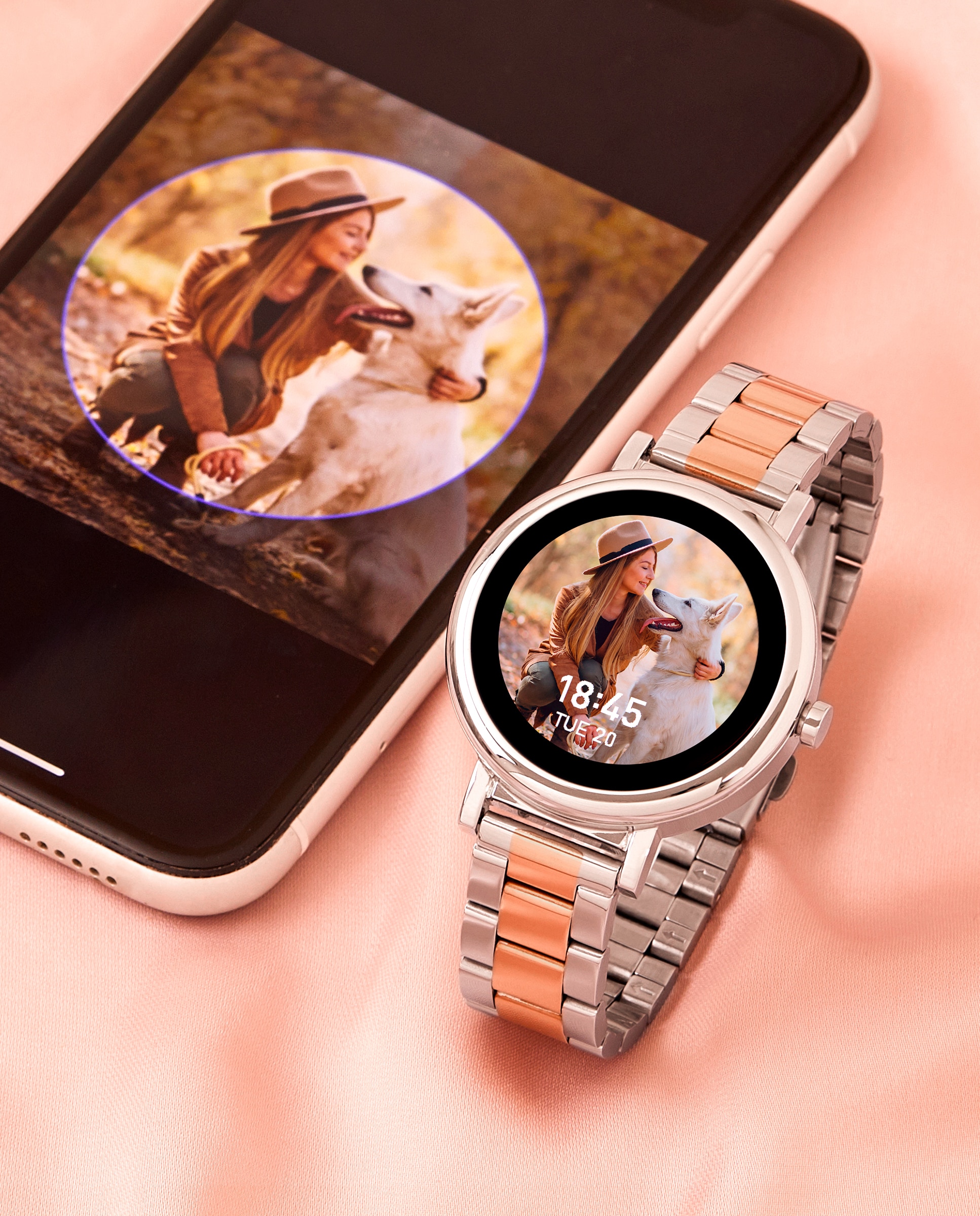Imagen 2 de Smartwatch b61002/2 con esfera personalizable - Marea - Dorado Dorado