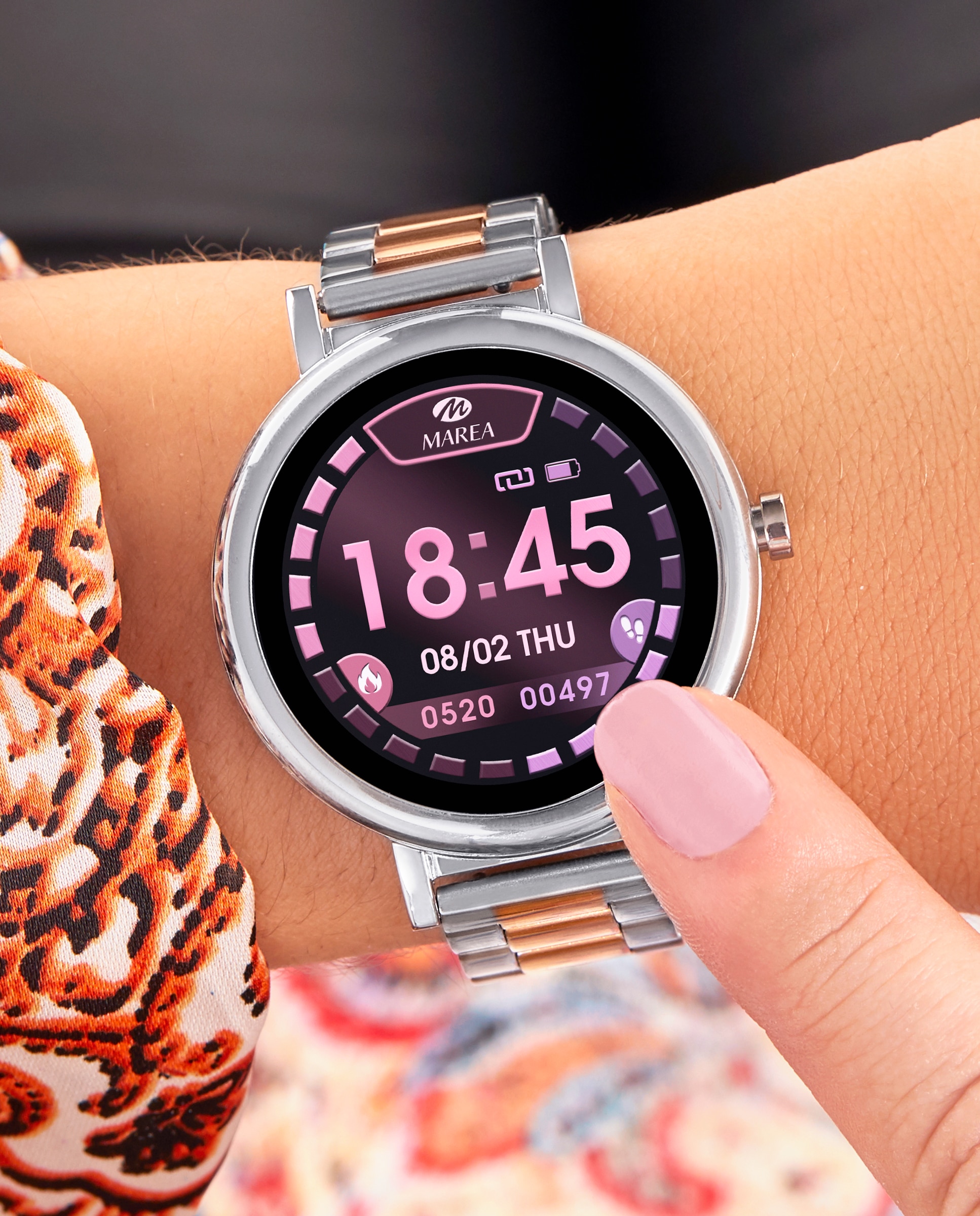 Imagen 3 de Smartwatch b61002/2 con esfera personalizable - Marea - Dorado Dorado