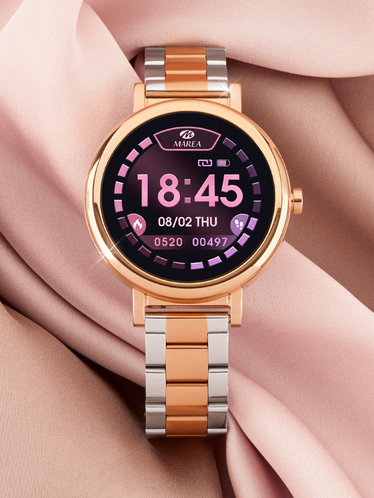 Smartwatch b61002/3 con esfera personalizable - Marea - Dorado Dorado-3
