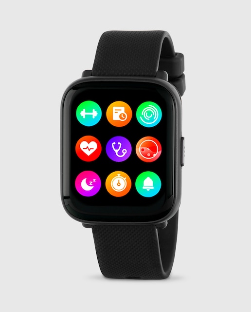 Imagen 0 de Reloj unisex smartwatch B63001/1 con correa de silicona negro