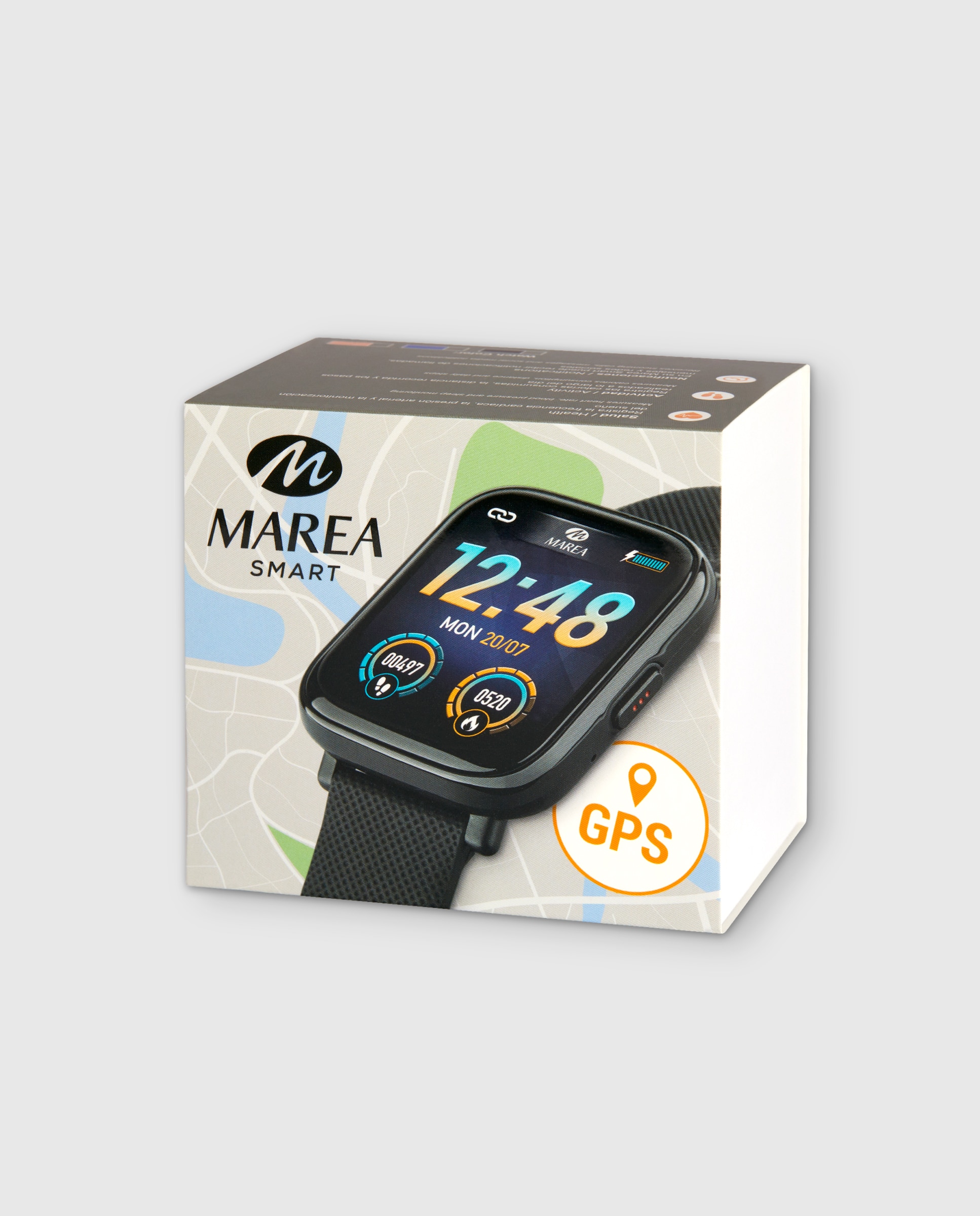 Smartwatch b63001/2 con correa de silicona azul - Marea - Azul marino Azul marino-4