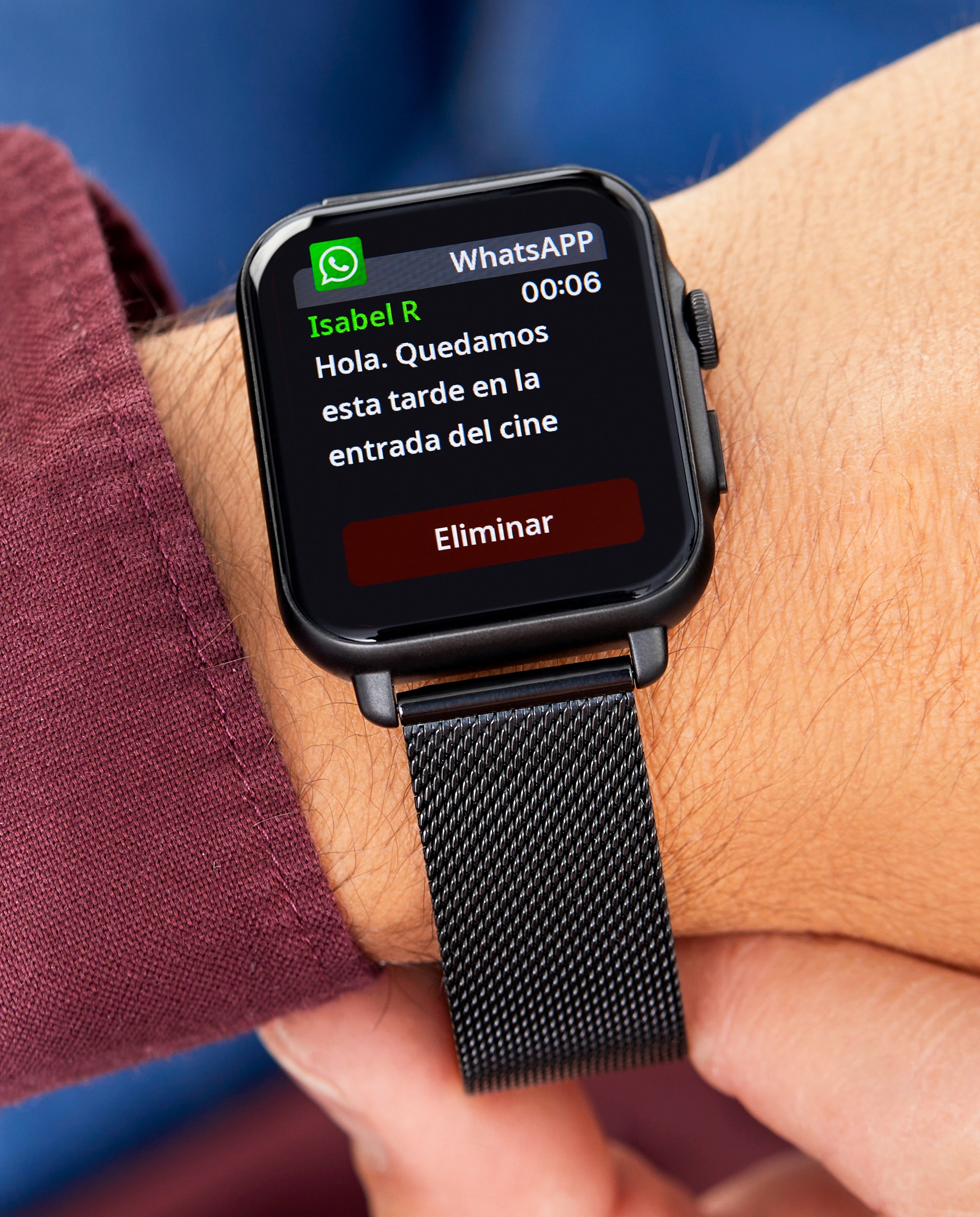 Smartwatch b63002/1 de acero negro y correa extra de silicona negra - Marea - Negro Negro-4