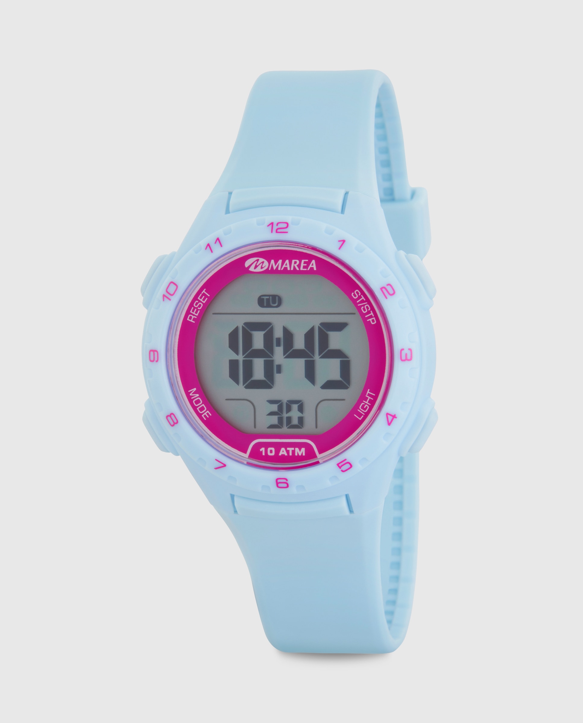 Reloj infantil b40202 4 con correa de silicona azul claro - Marea - Azul celeste Azul celeste-1