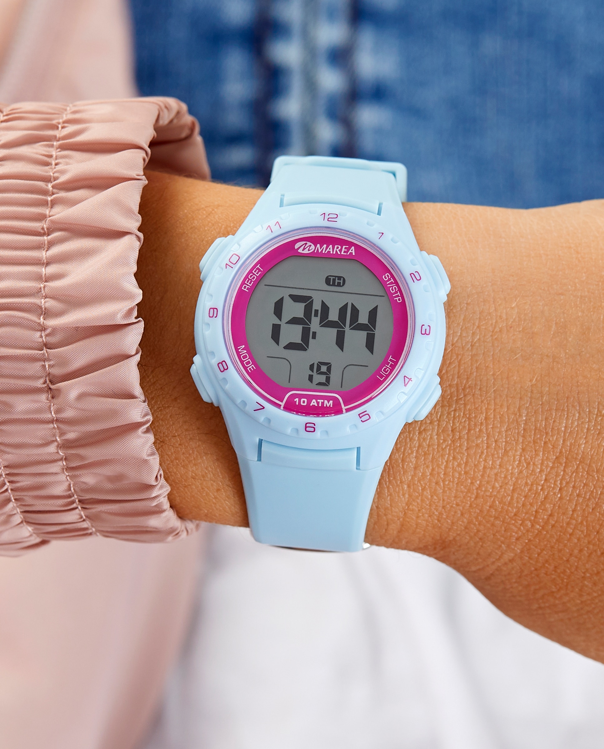 Reloj infantil b40202 4 con correa de silicona azul claro - Marea - Azul celeste Azul celeste-2