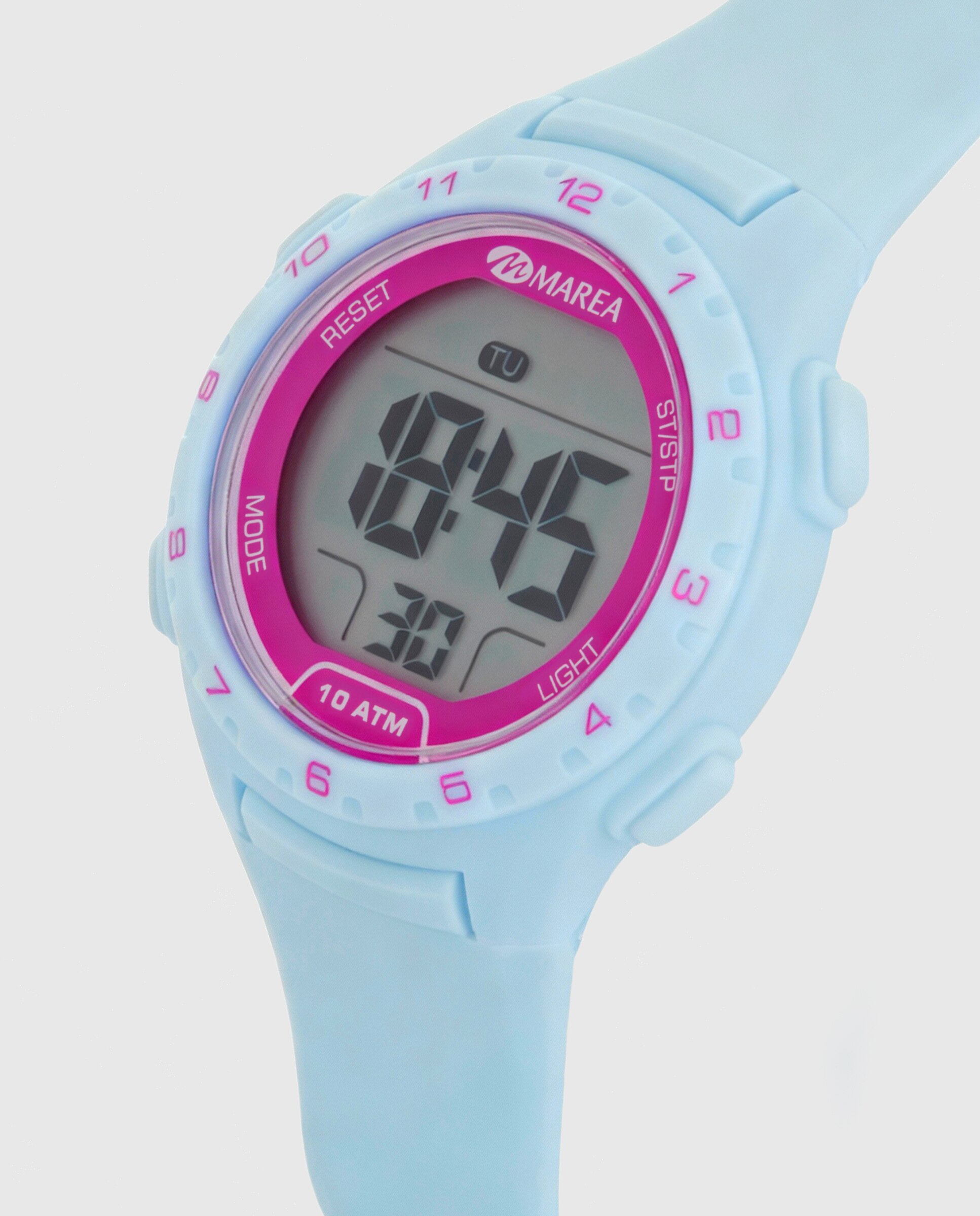 Reloj infantil b40202 4 con correa de silicona azul claro - Marea - Azul celeste Azul celeste-3