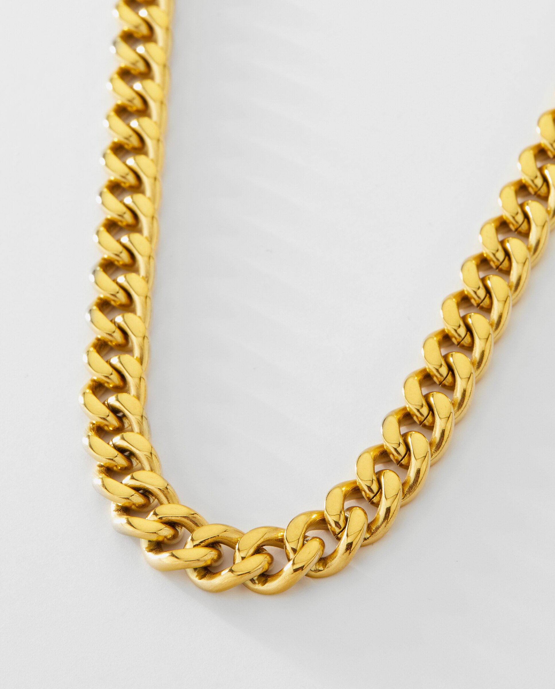 Cadena de hombre c00104/ad60 de acero dorado Dorado Marea Dorado-3