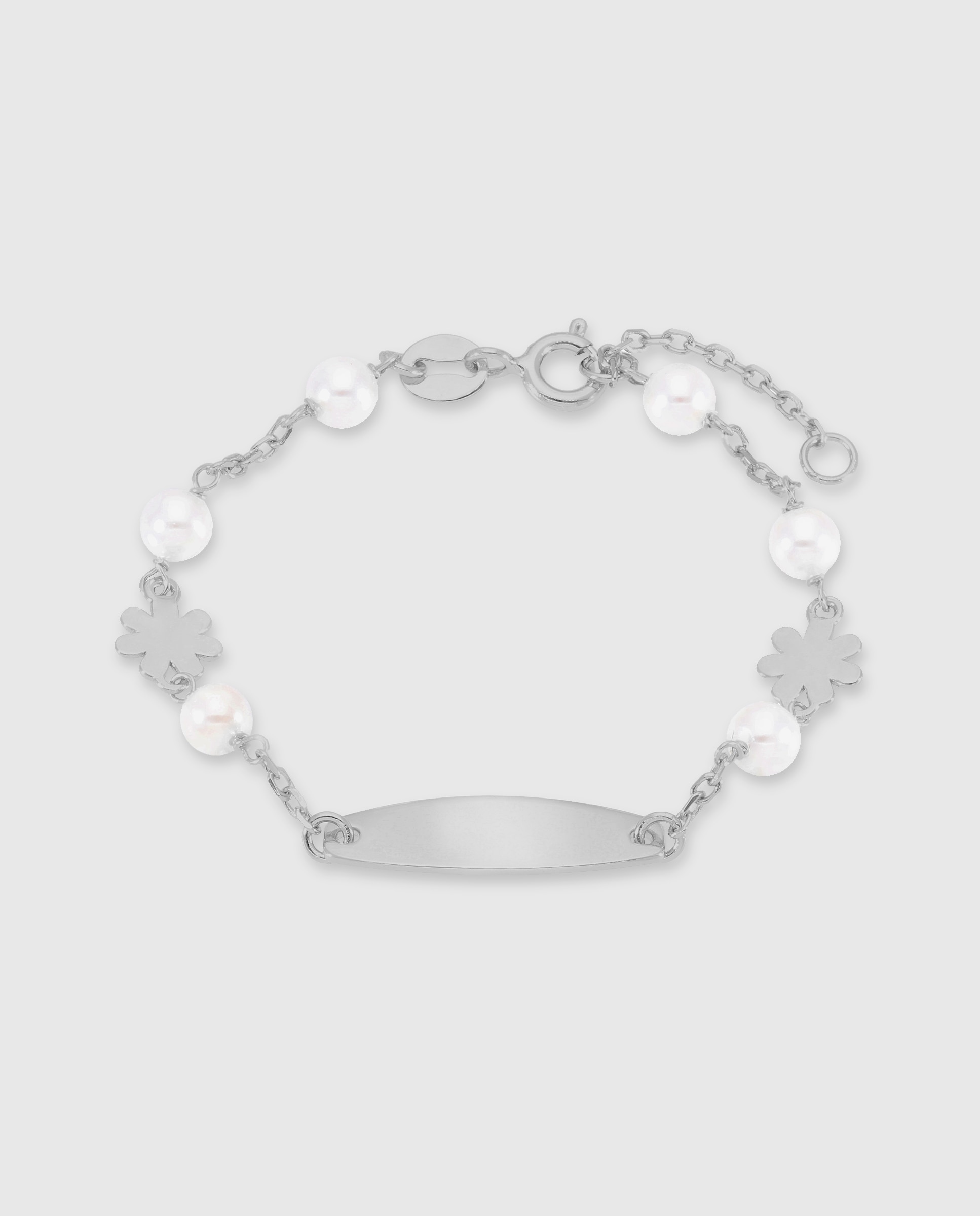 Imagen 0 de Pulsera de cadena de niña d03403/ae de plata rodiada Plateado