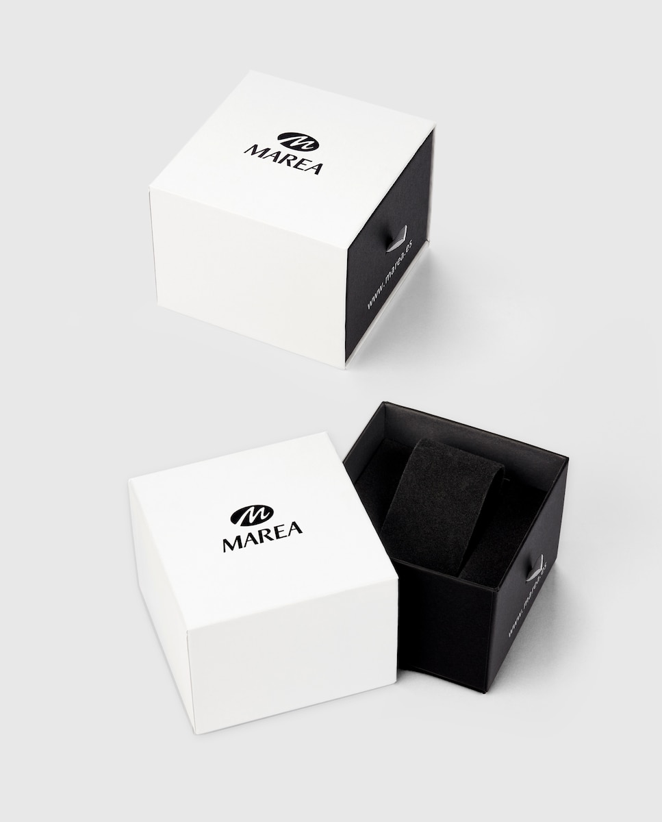 Reloj de mujer B41369/3 correa esterilla de acero en color turquesa y esfera turquesa Turquesa-4