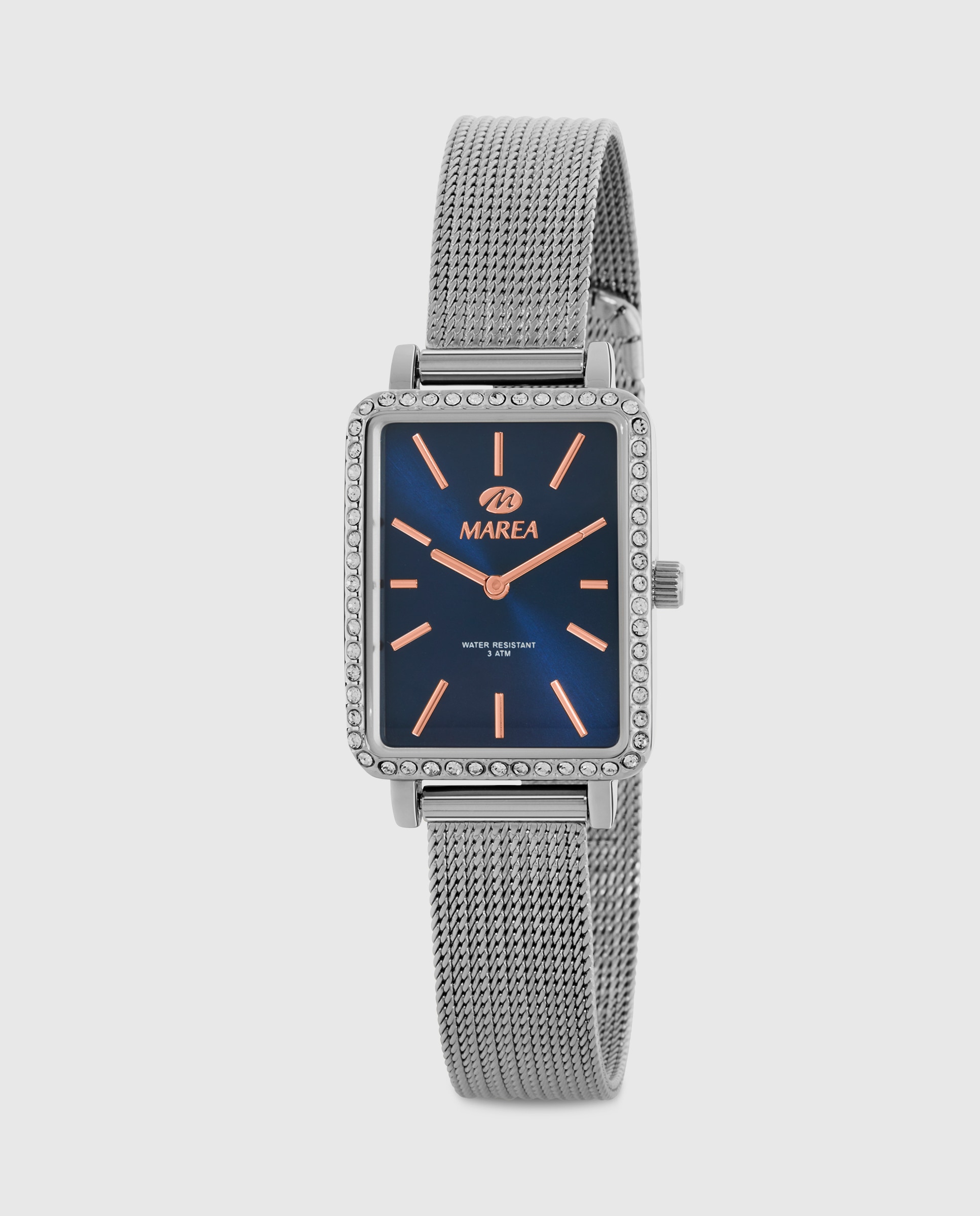 Imagen 0 de Reloj de mujer b41379/2 de acero con esfera azul marino Plateado