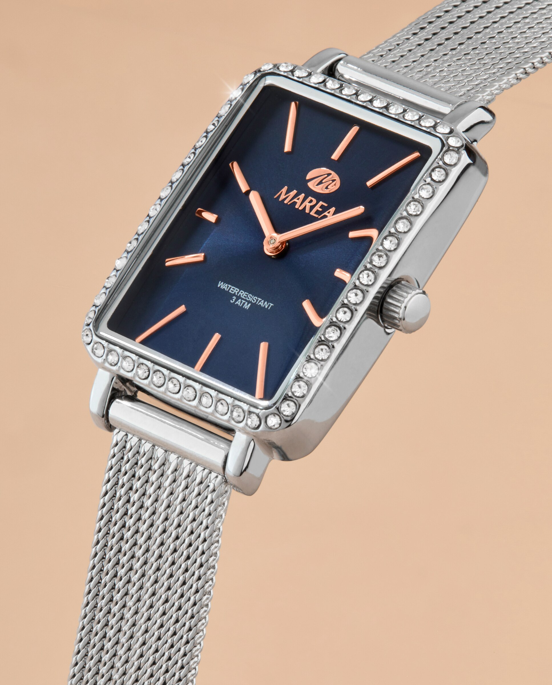 Reloj de mujer b41379/2 de acero con esfera azul marino - Marea - Plateado Plateado-3