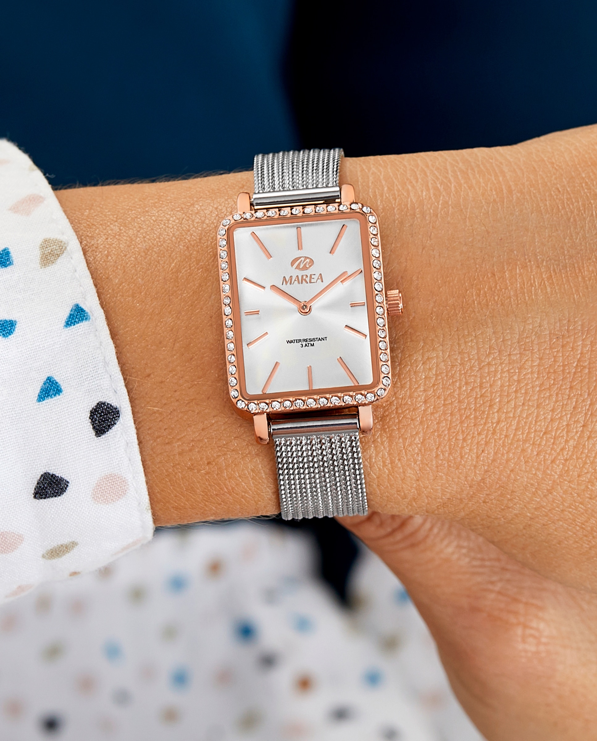 Imagen 2 de Reloj de mujer b41379/3 de acero con esfera plateada - Marea - Plateado Plateado