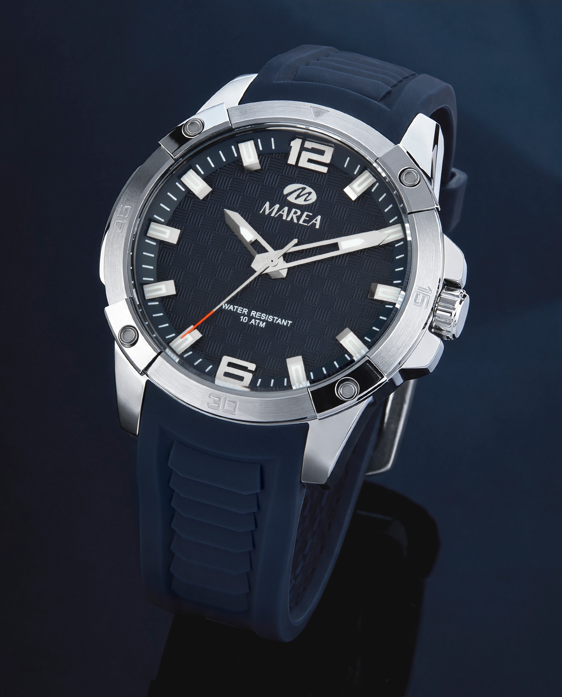 Reloj de hombre b54272/2 con correa de silicona azul marino y esfera - Marea - Azul marino Azul marino-3