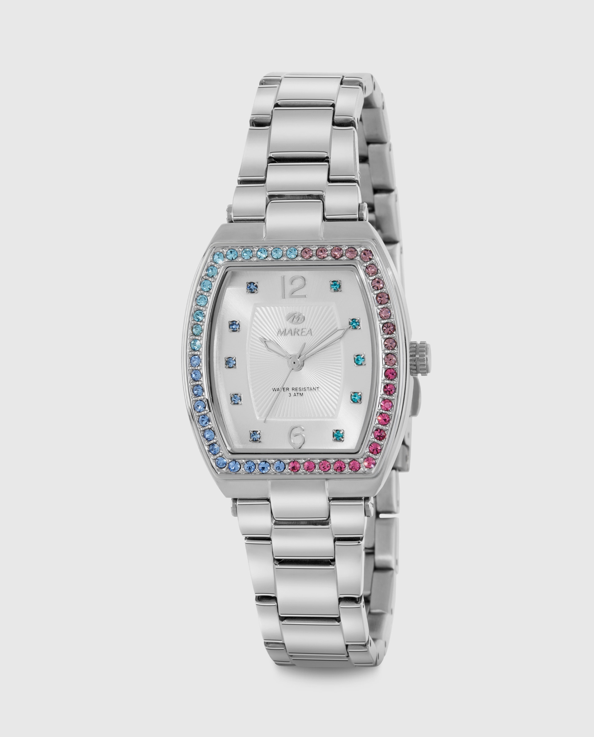 Reloj de mujer b54263/2 correa de acero y esfera plateada Plateado Marea Plateado-1